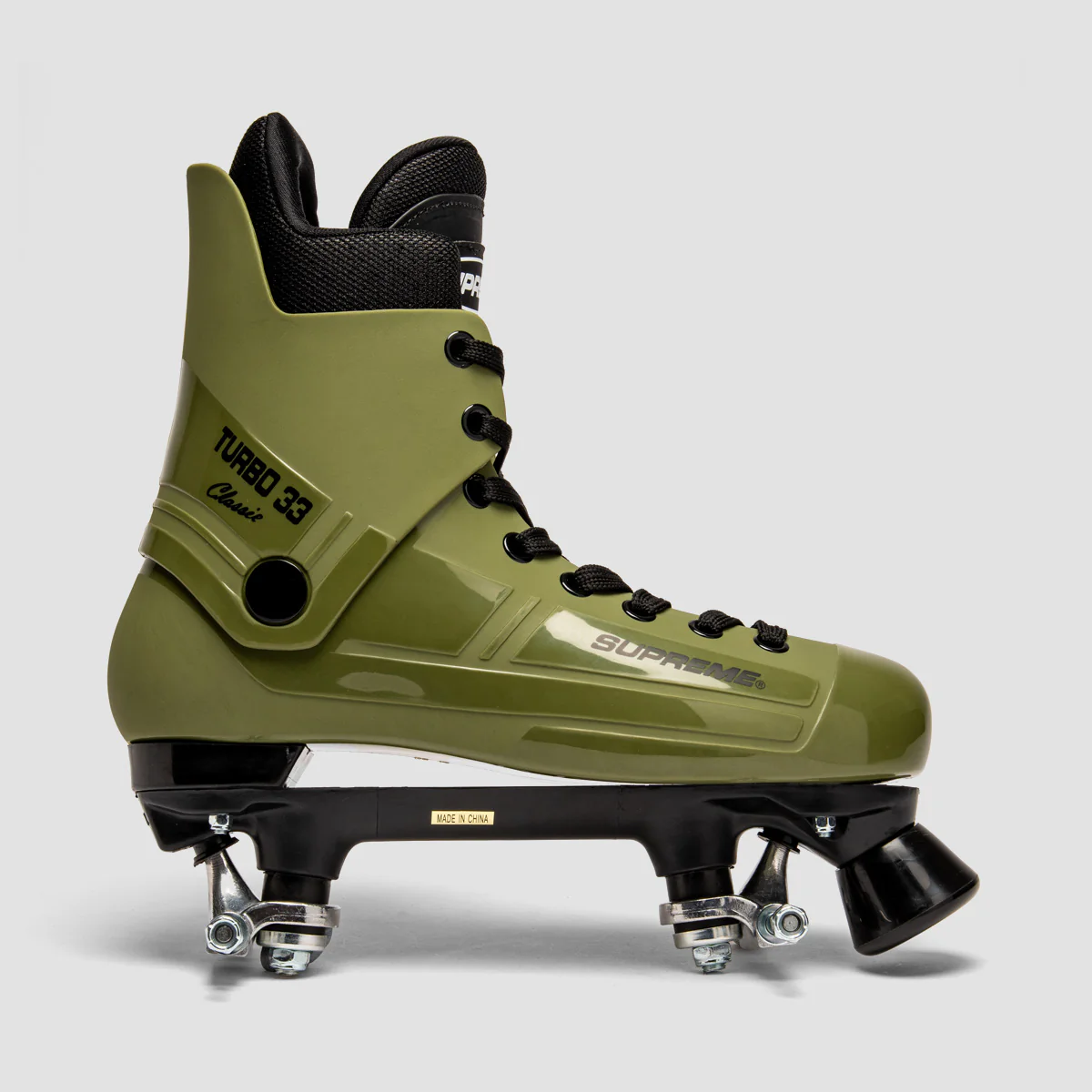 Supreme Turbo 33 Nylon Quad Skates Army Green/Sims - Image 2