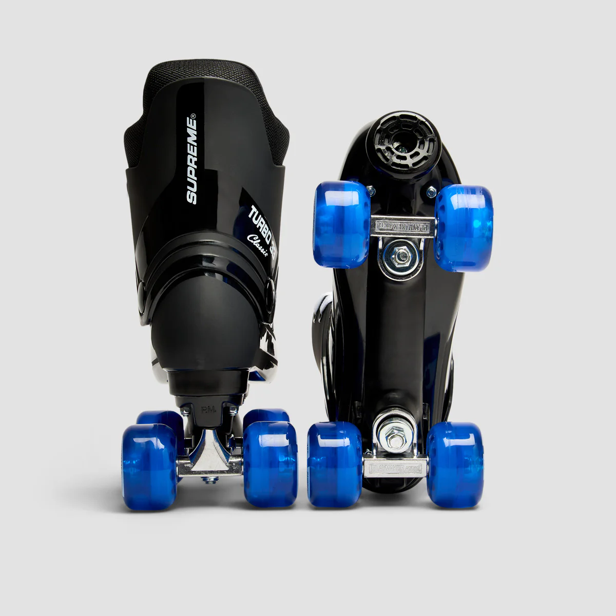 Supreme Turbo 33 Nylon Quad Skates Black/Blue - Image 4