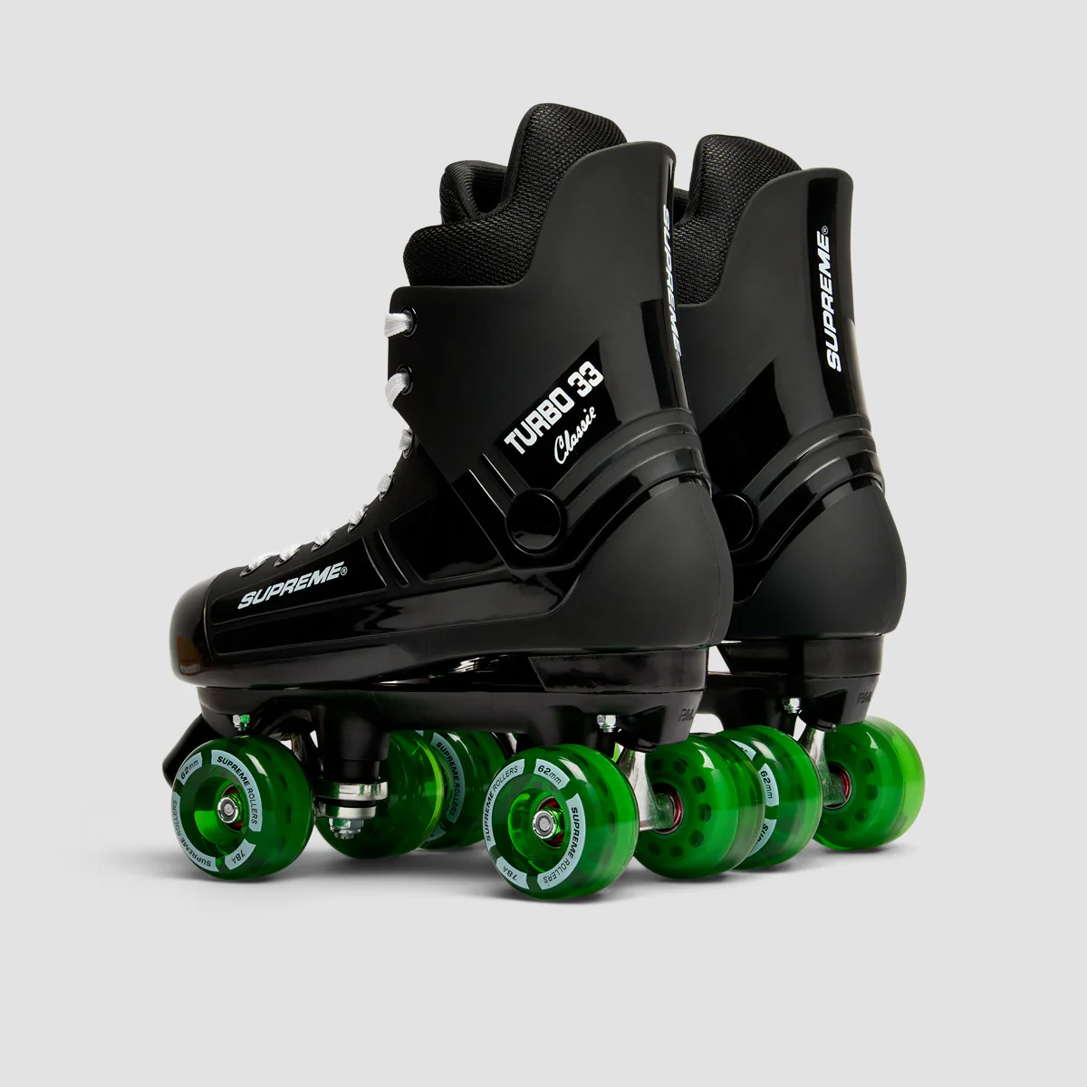 Supreme Turbo 33 Nylon Quad Skates Black/Green - Image 3