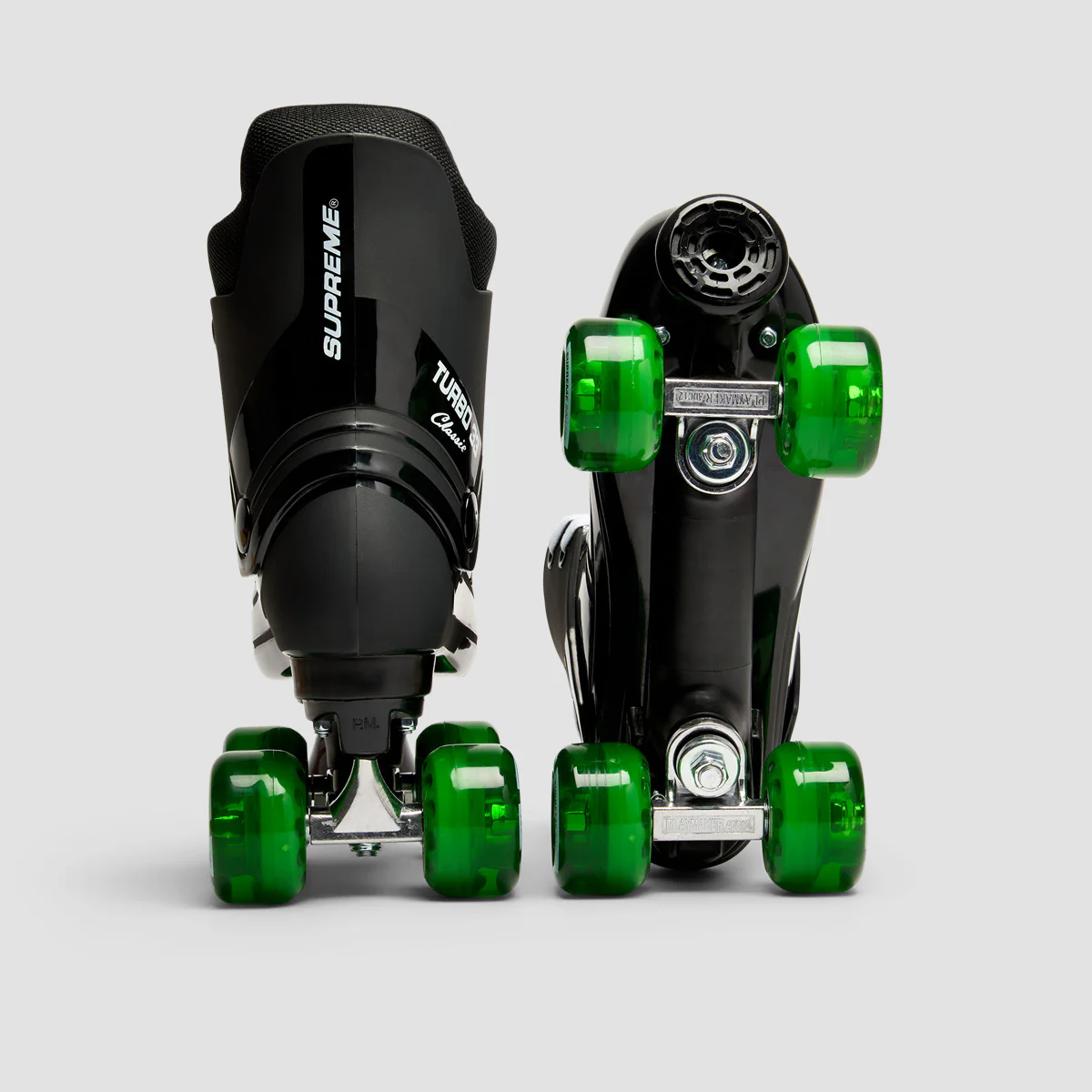 Supreme Turbo 33 Nylon Quad Skates Black/Green - Image 4