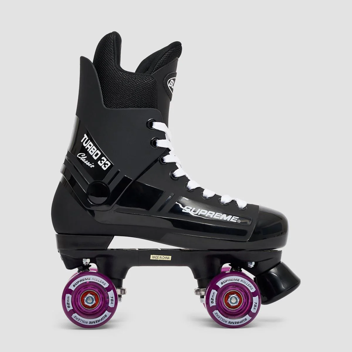 Supreme Turbo 33 Nylon Quad Skates Black/Purple - Image 2
