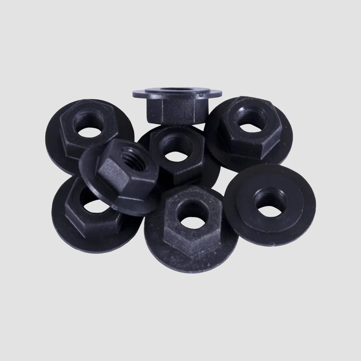 Sure Grip Zero Nylon Axle Nuts x8 Black