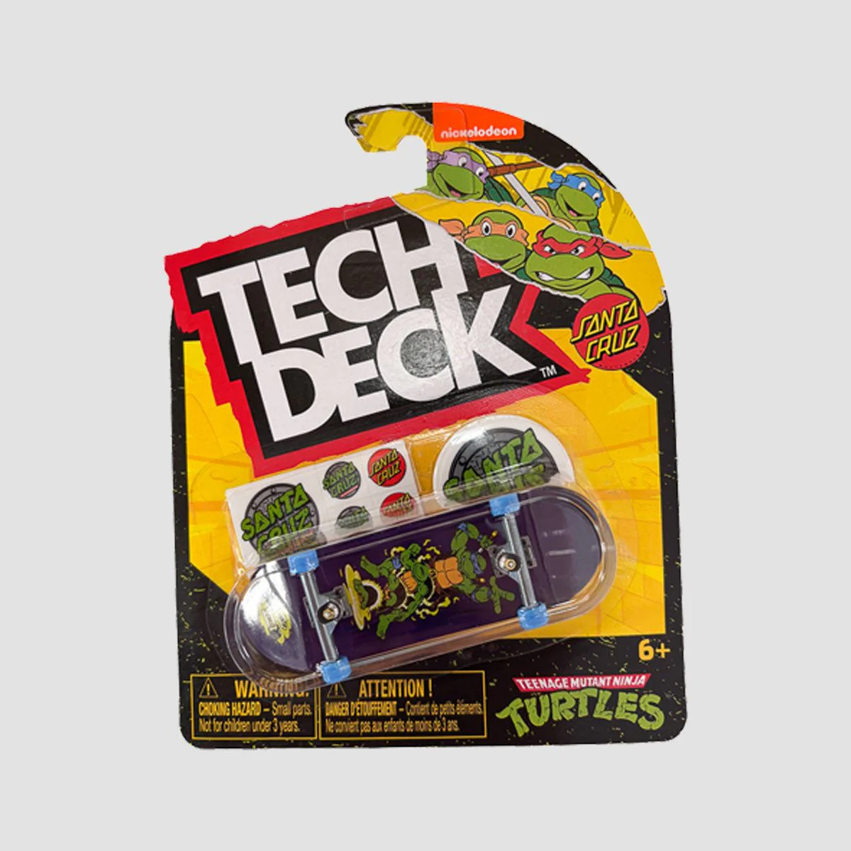 Tech Deck 96mm (M52) Fingerboard - Random Santa Cruz X TMNT - Image 2