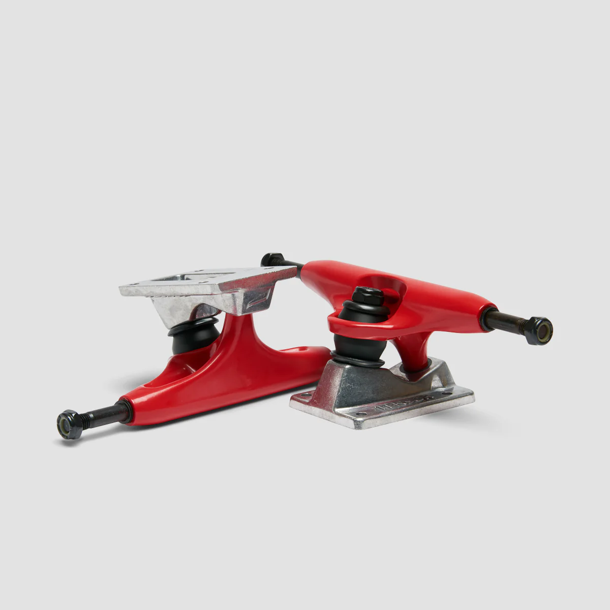 Tensor Alloys 5.0 Skateboard Trucks 1 Pair Red/Raw - 7.625" - Image 3