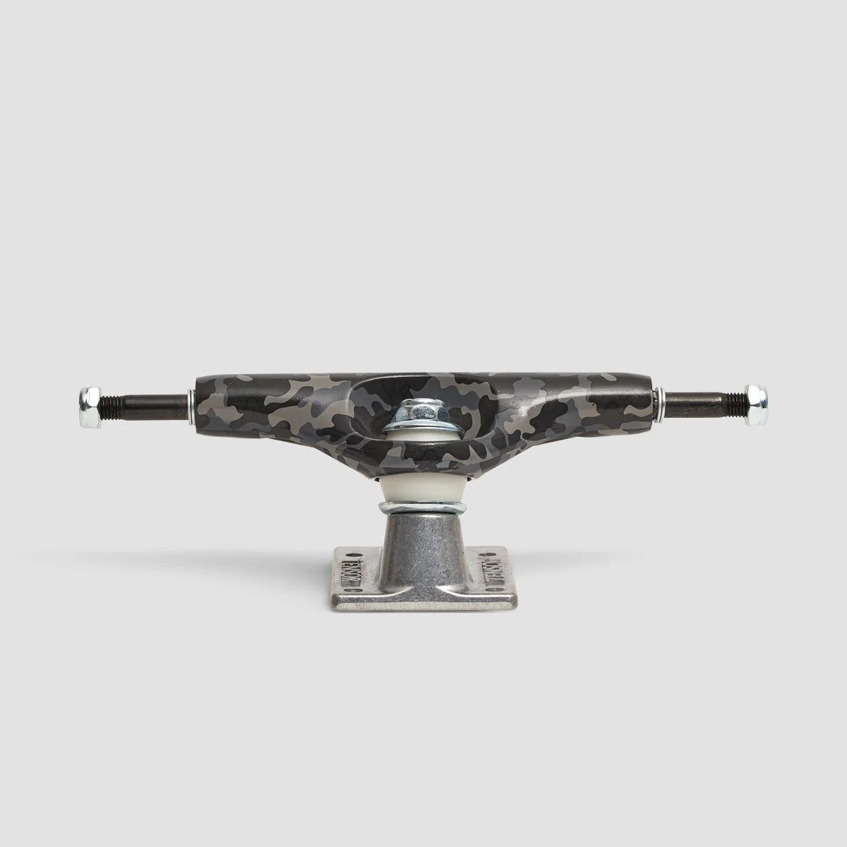 Tensor Aluminum Camo 5.25 Trucks 1 Pair Black/Raw - 8" - Image 2