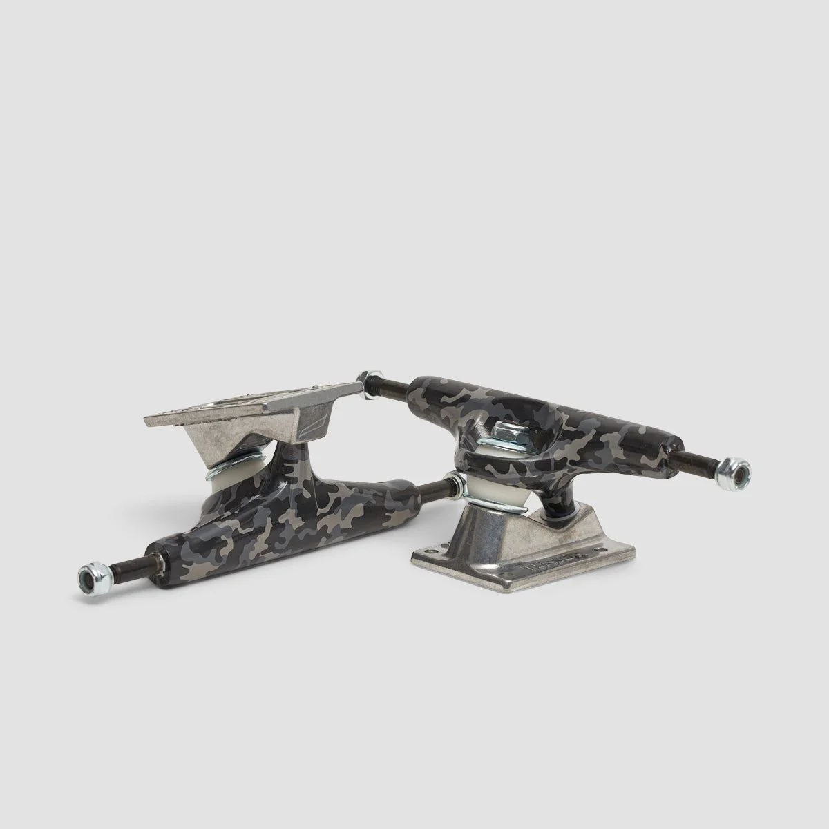 Tensor Aluminum Camo 5.25 Trucks 1 Pair Black/Raw - 8" - Image 3