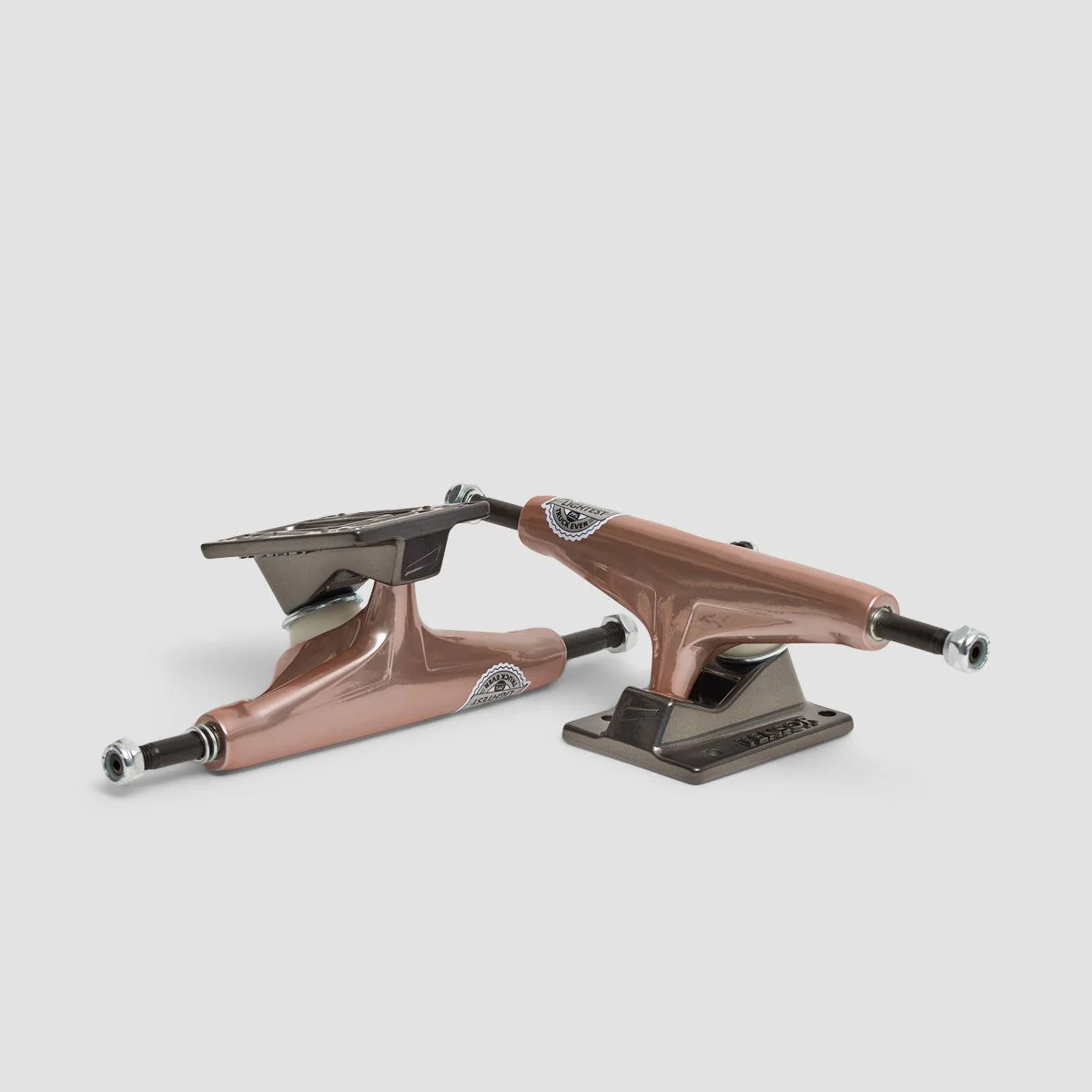Tensor Mag Light Glossy 5.25 Trucks 1 Pair Rose Gold/Gunmetal - 8" - Image 3