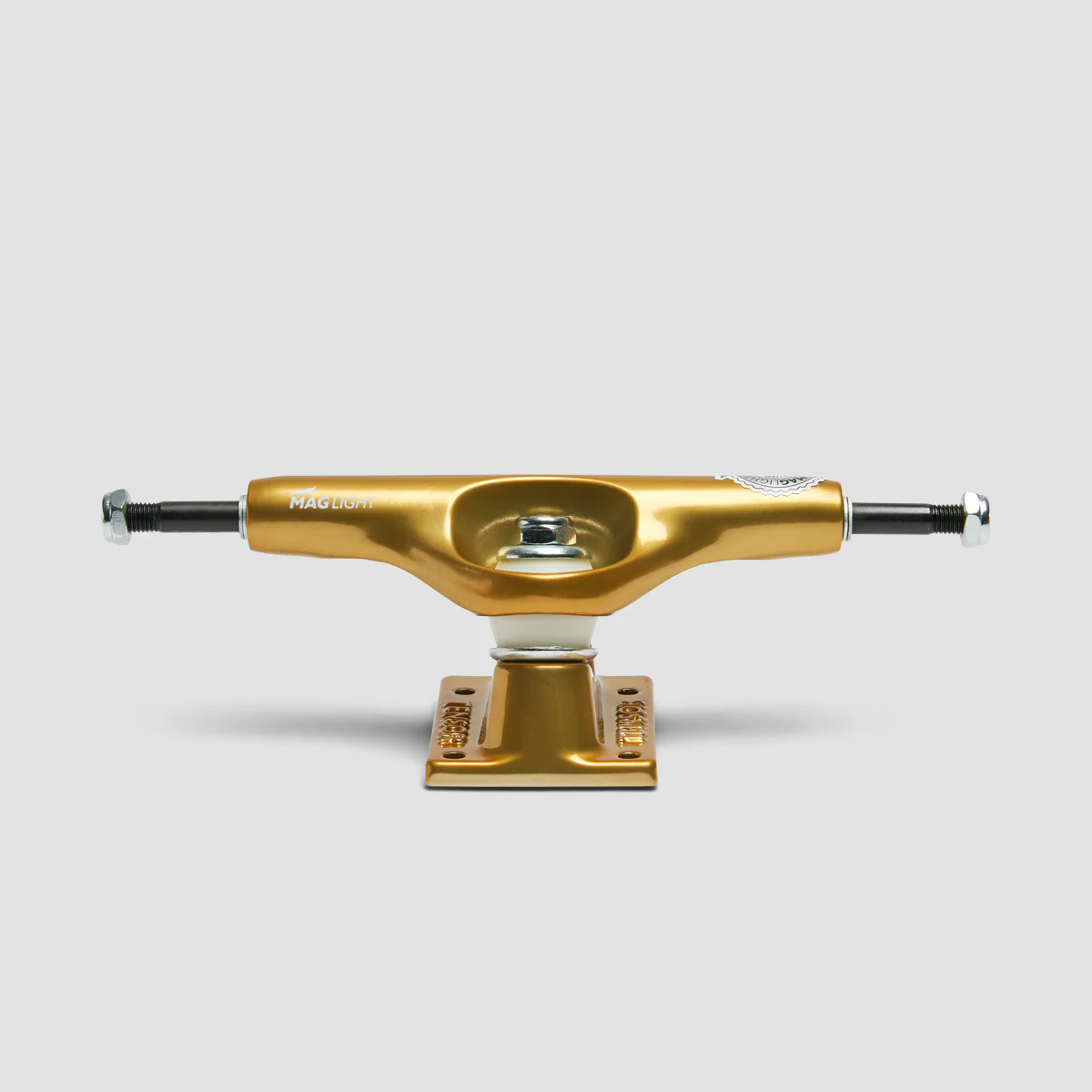 Tensor Mag Light Glossy 5.5 Skateboard Trucks 1 Pair Gold - 8.25" - Image 2