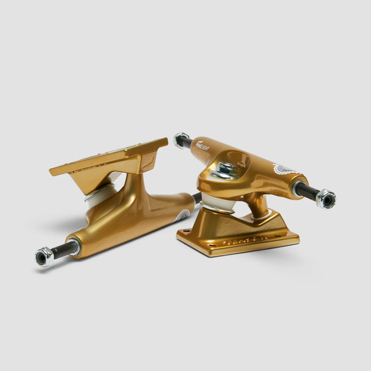Tensor Mag Light Glossy 5.5 Skateboard Trucks 1 Pair Gold - 8.25" - Image 3