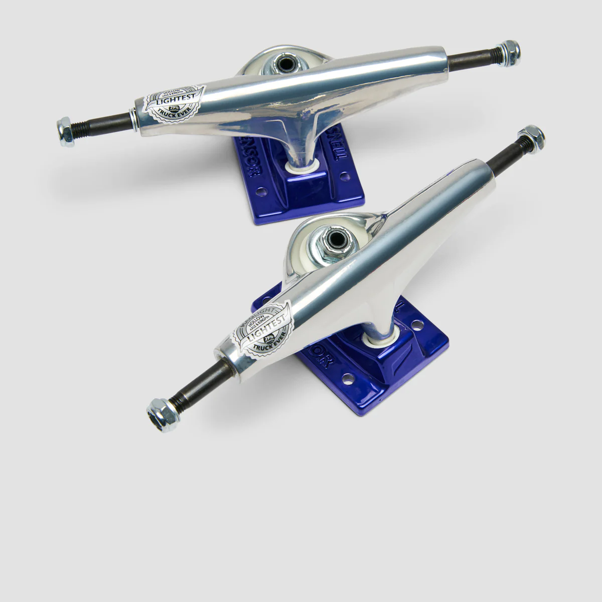 Tensor Mag Light Glossy 5.5 Skateboard Trucks 1 Pair Silver/Purple - 8.25" - Image 5