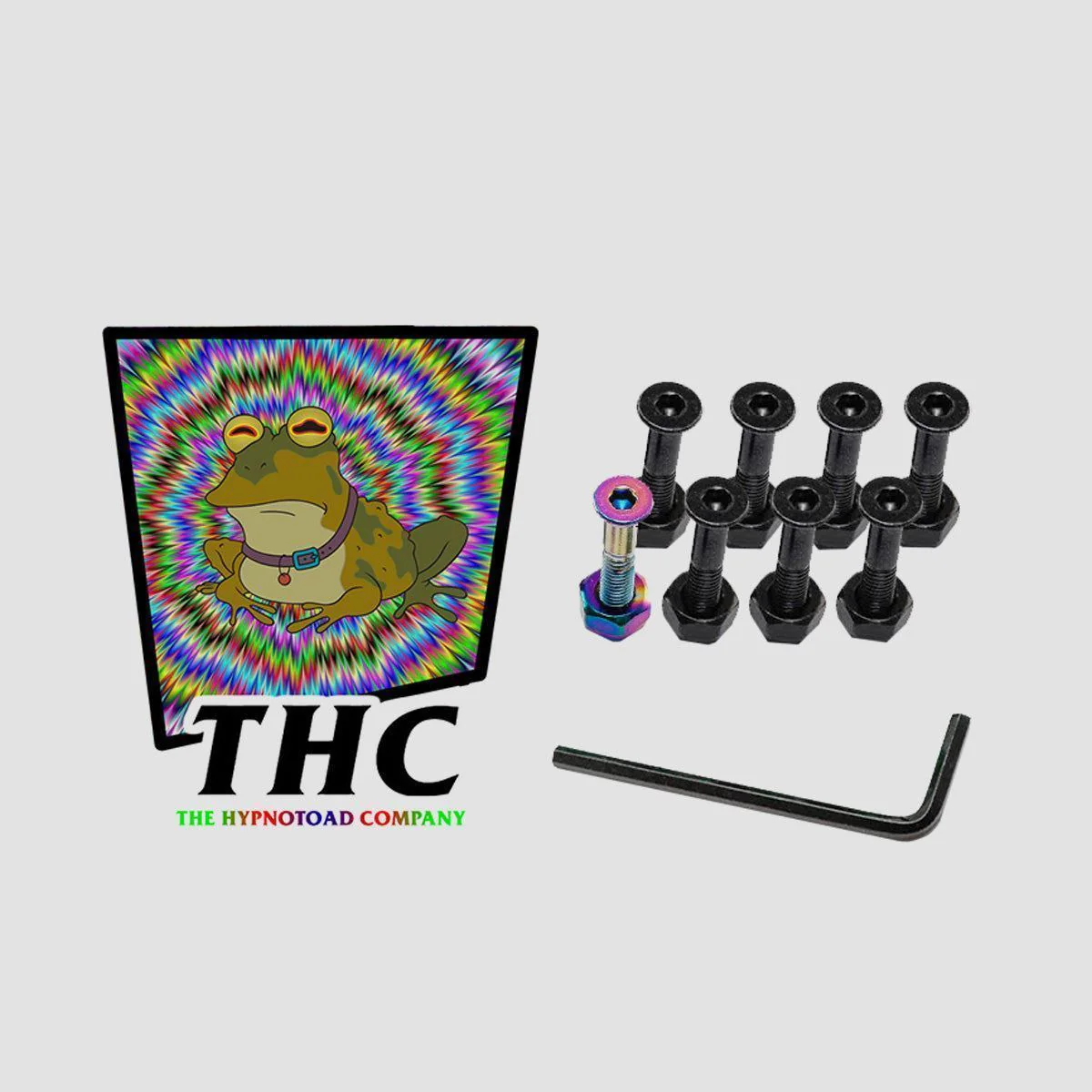 The Hardware Company THC The Hypnotoad Co Allen Truck Bolts Black/Neo Diesel 1" - Image 2