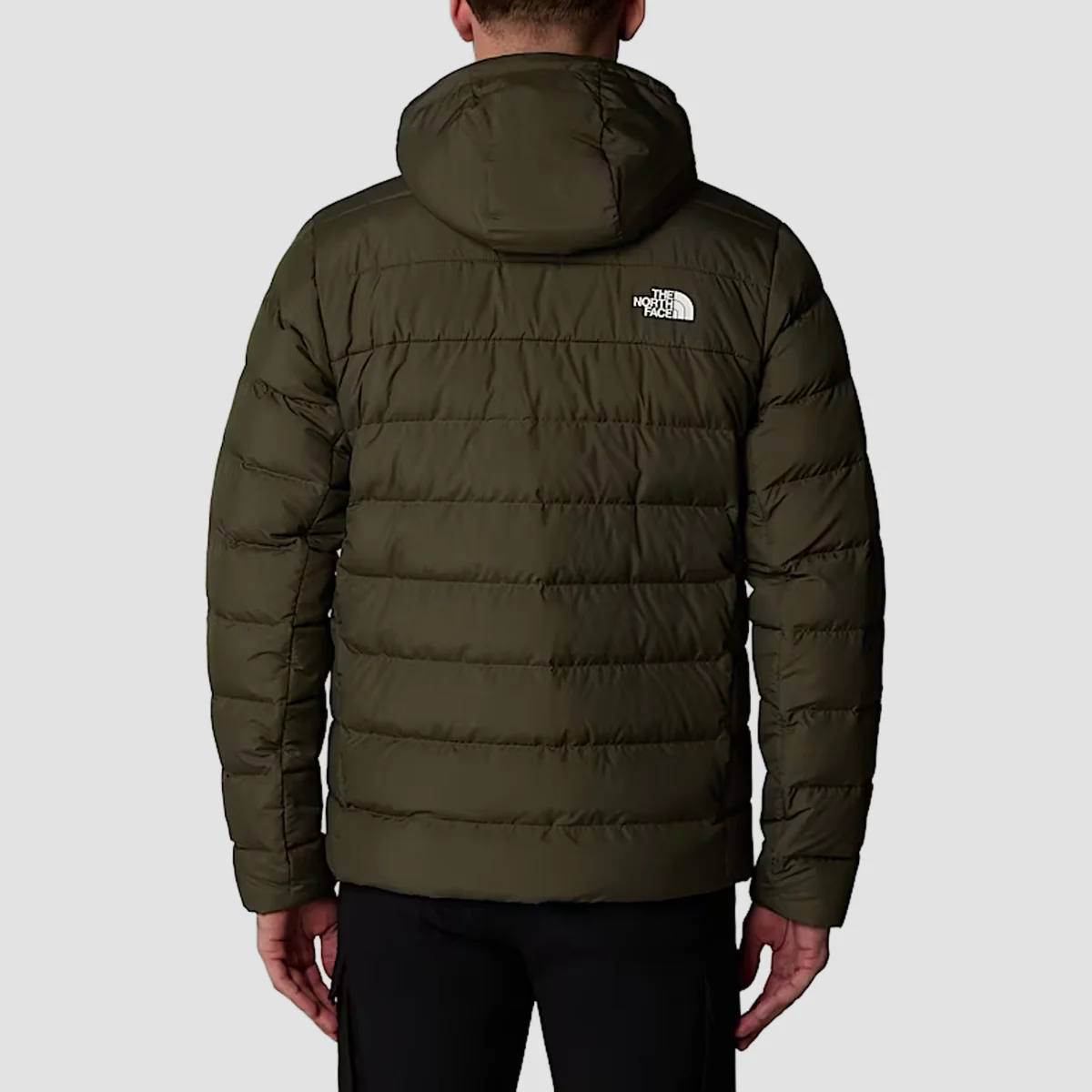 The North Face Aconcagua 3 Hoodie Insulated Jacket New Taupe Green - Image 2
