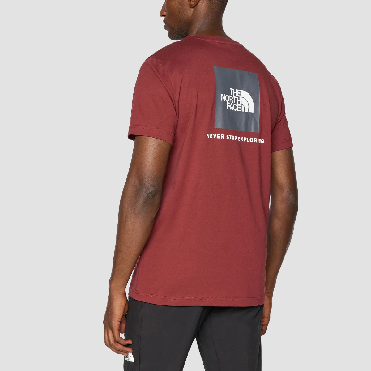 The North Face Box NSE T-Shirt Sumac/Asphalt Grey