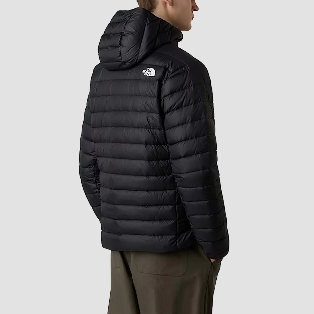 The North Face Classic Down Hooded Jacket TNF Black - Image 2