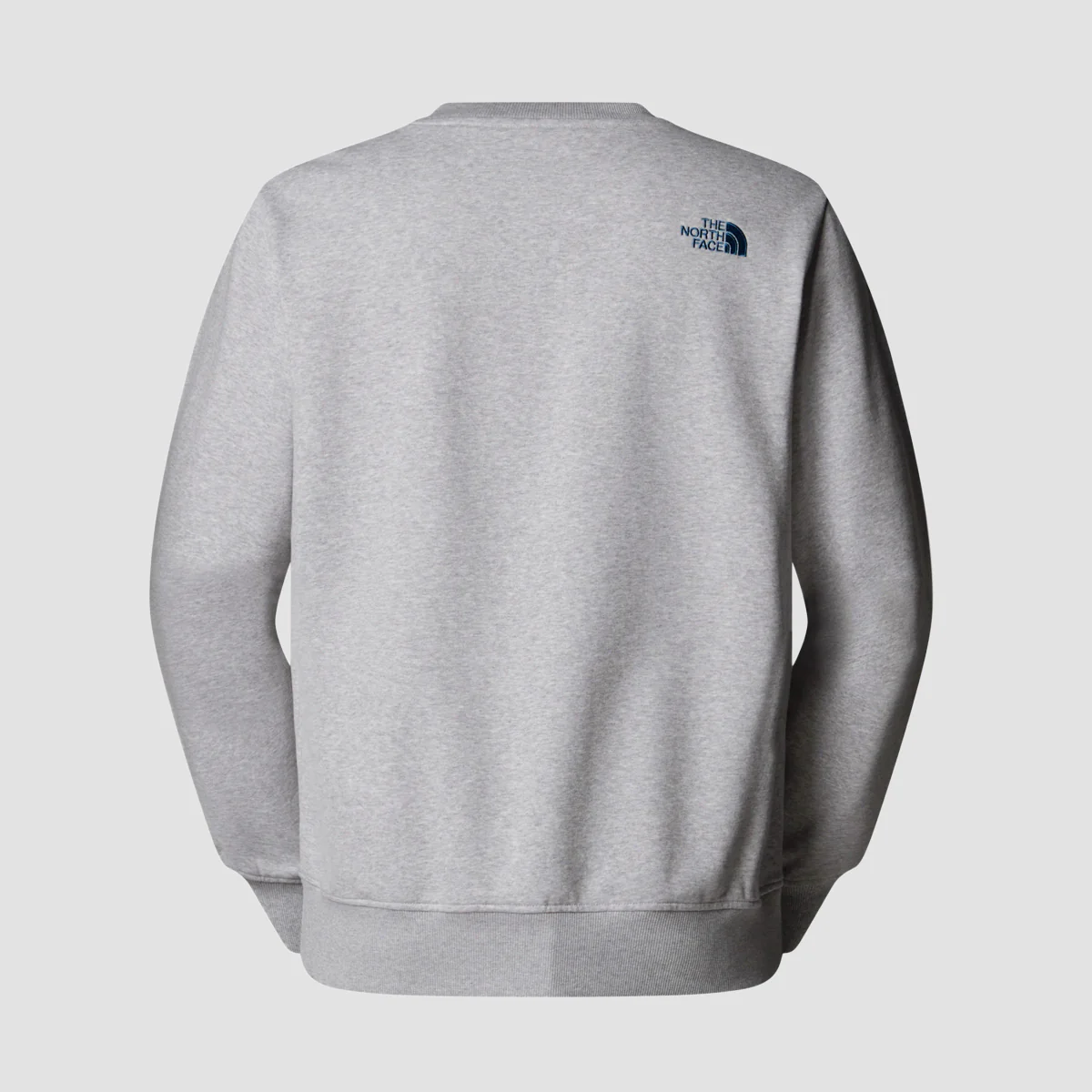 The North Face Drew Peak Regular Crew Sweatshirt TNF Light Grey Heather/Mineral Ink - Image 2