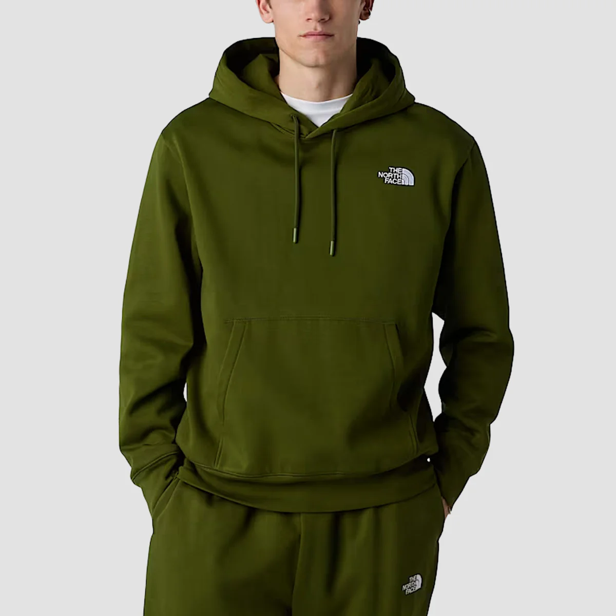 The North Face Essential Relaxed Pullover Hoodie Woodland Green