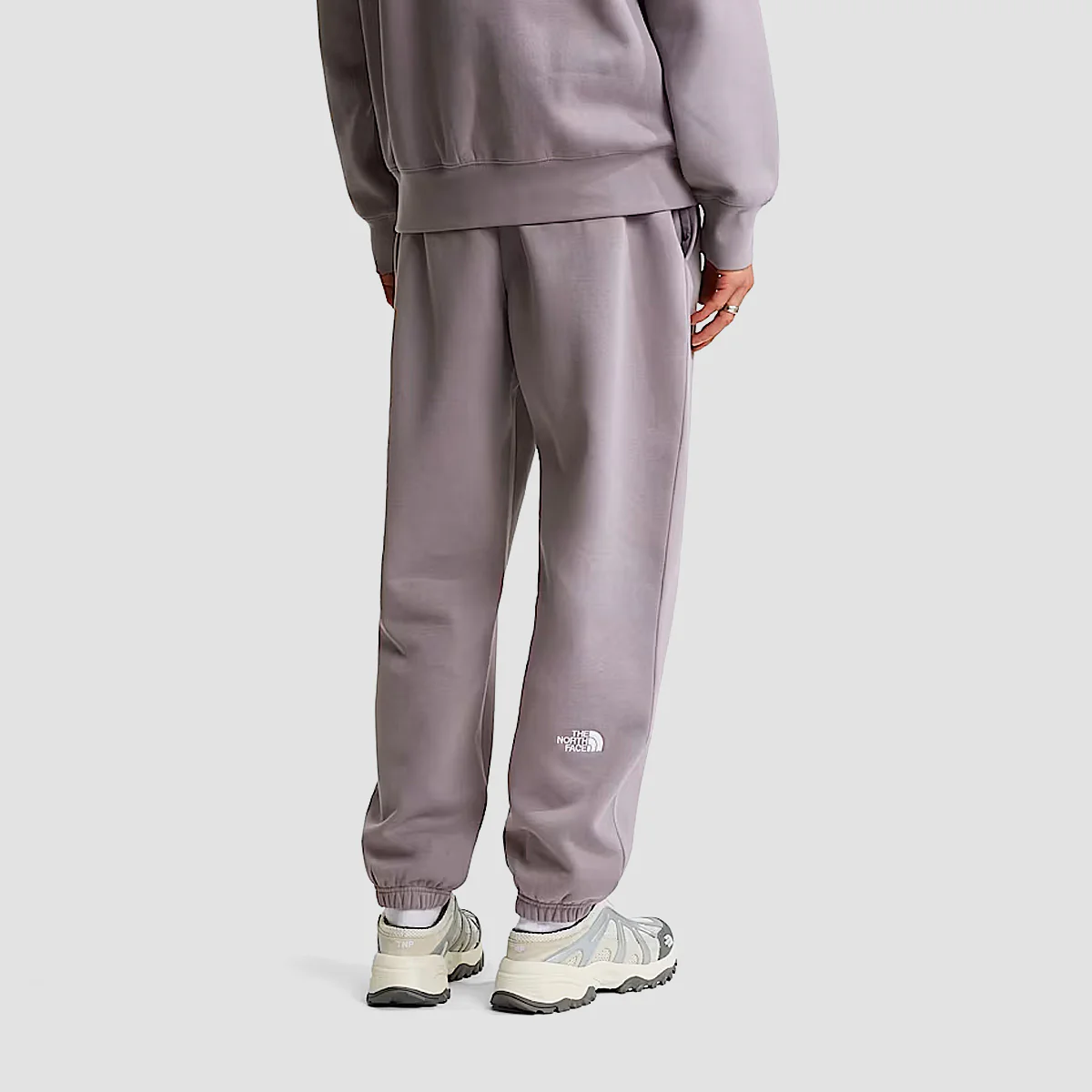 The North Face Essential Relaxed Straight Jogger Sweatpants Transcendent Grey - Image 2