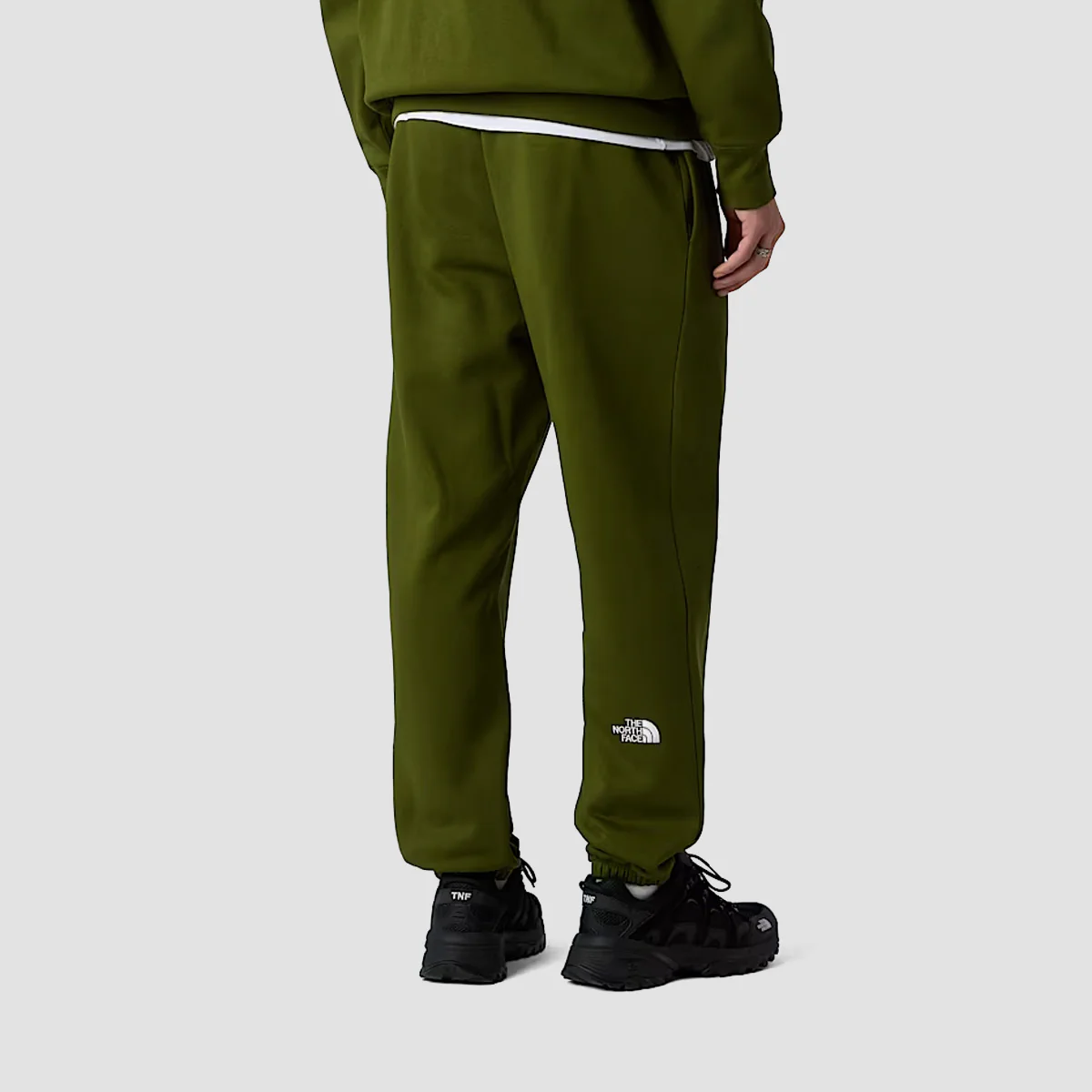 The North Face Essential Relaxed Straight Jogger Sweatpants Woodland Green - Image 2