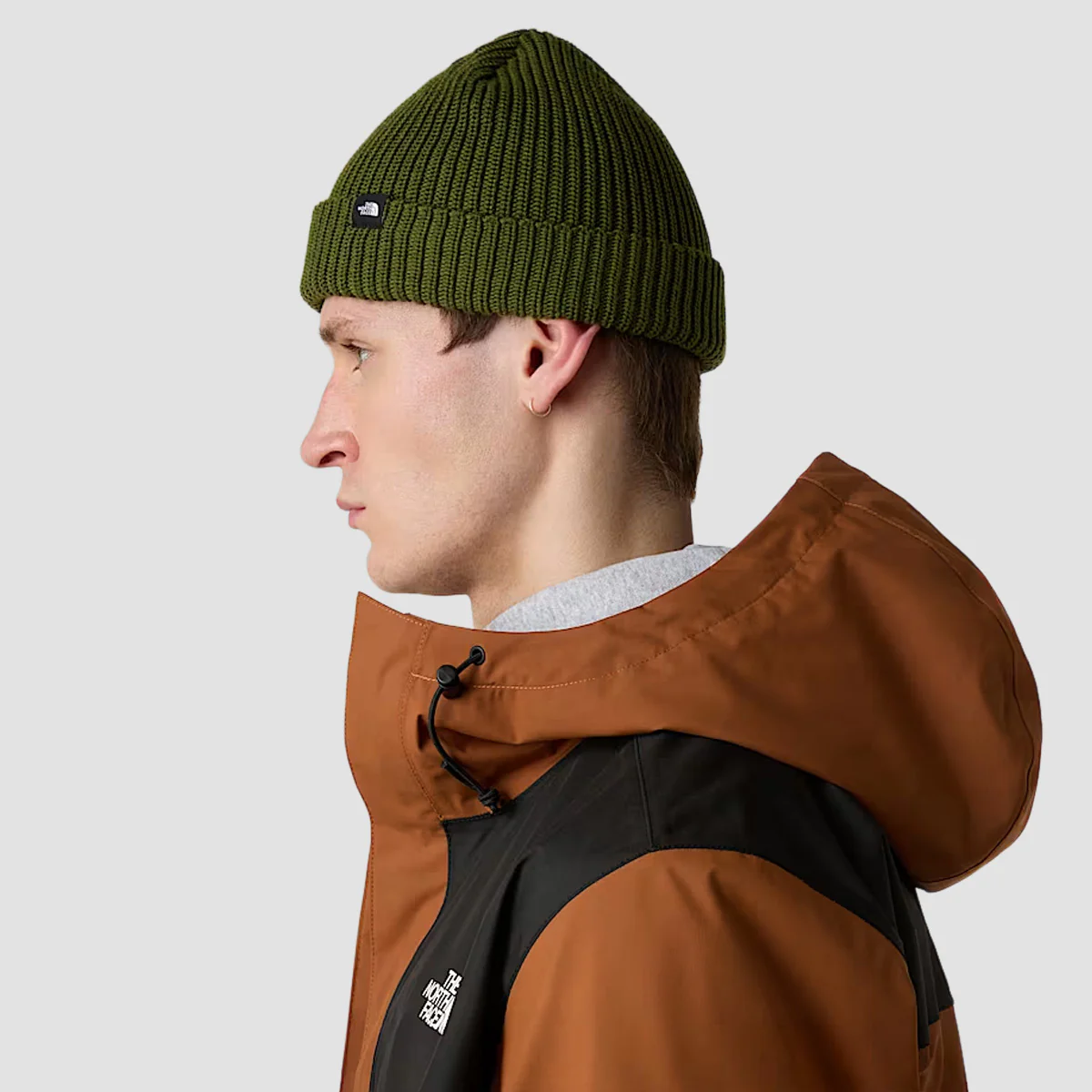 The North Face Fisherman Beanie Woodland Green - Image 2