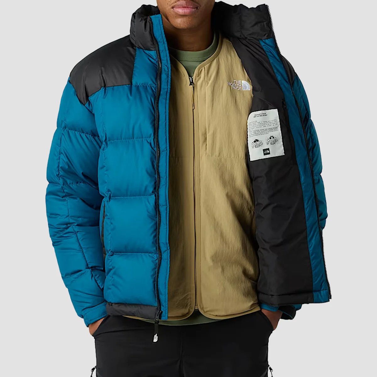 The North Face Lhotse Down Jacket Mineral Ink - Image 3
