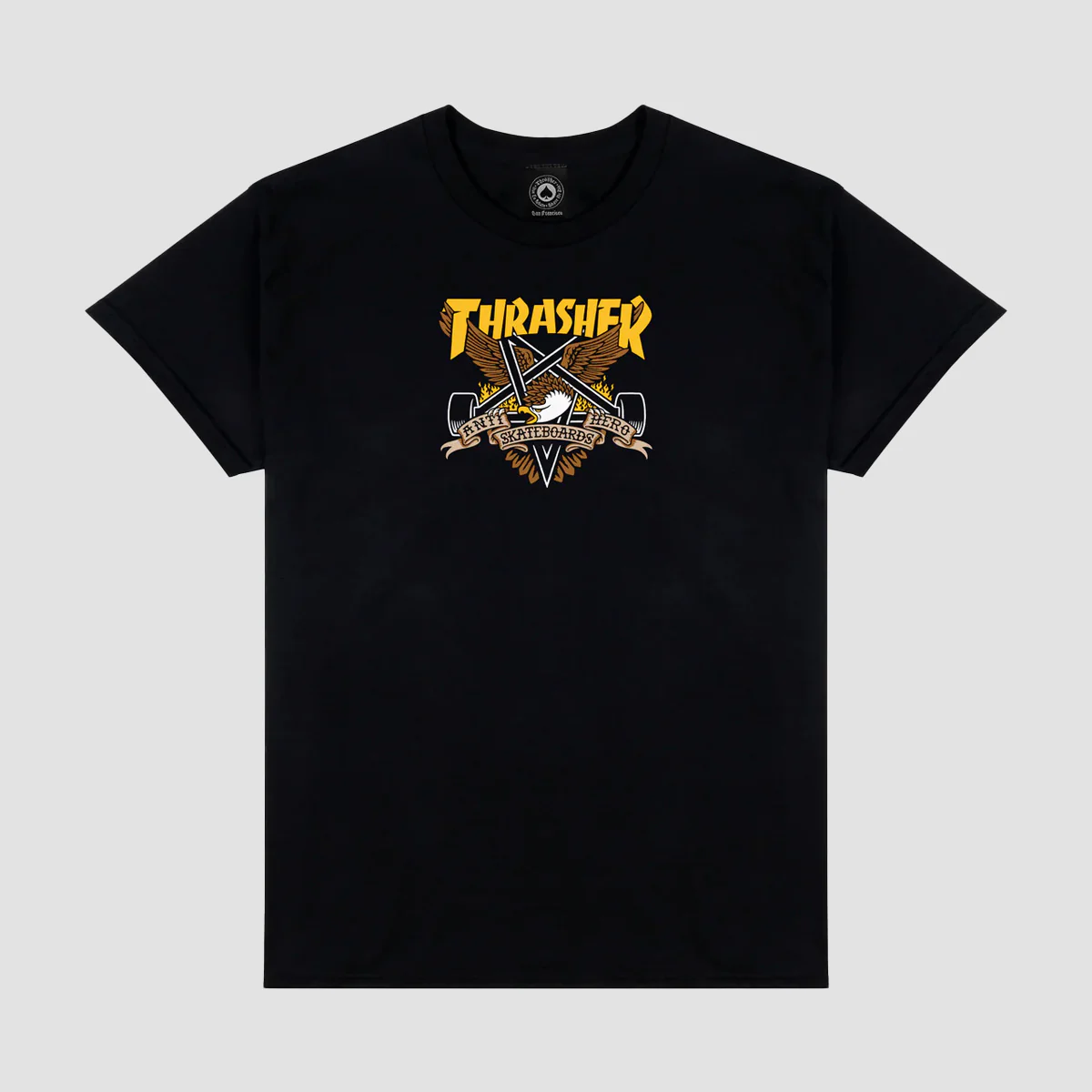 Thrasher X Antihero Eaglegram T-Shirt Black