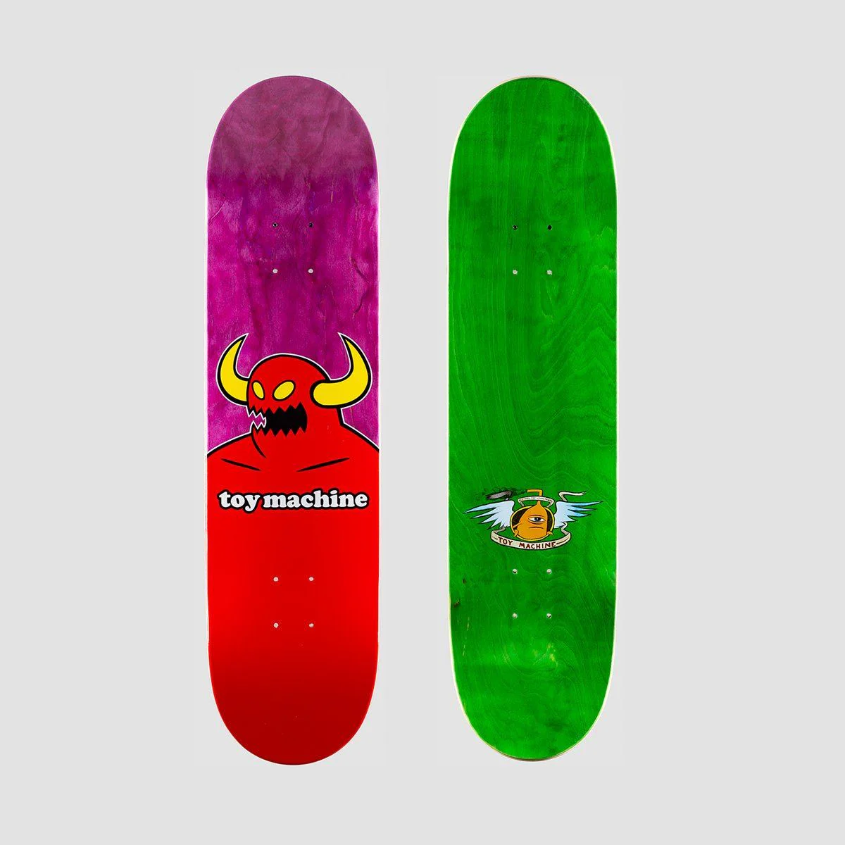 Toy Machine Monster Skateboard Deck Various Stains - 8" - Image 2