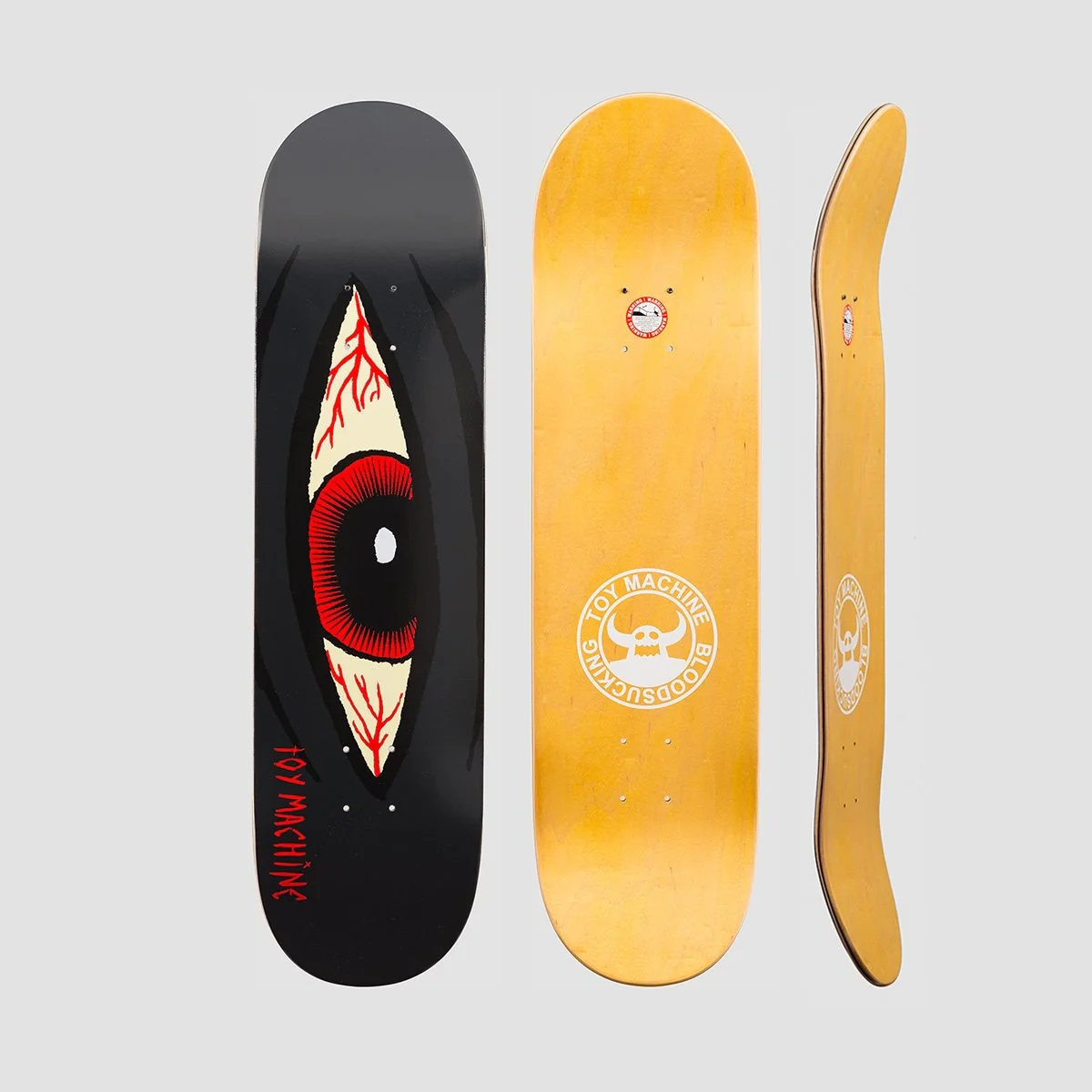 Toy Machine Sect Eye Bloodshot Skateboard Deck - 8.25" - Image 2