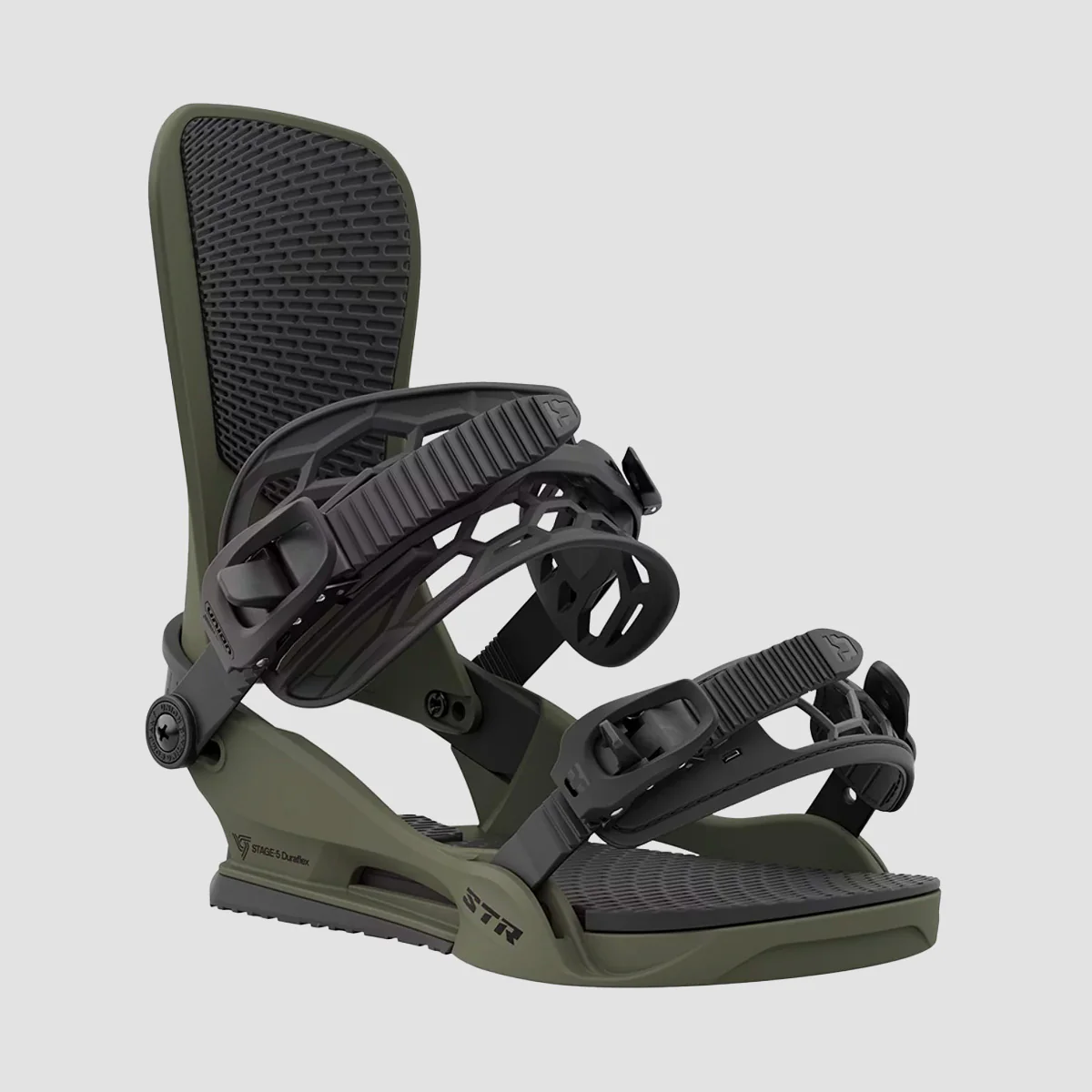 Union STR 2024 Snowboard Bindings Dark Green - Image 2