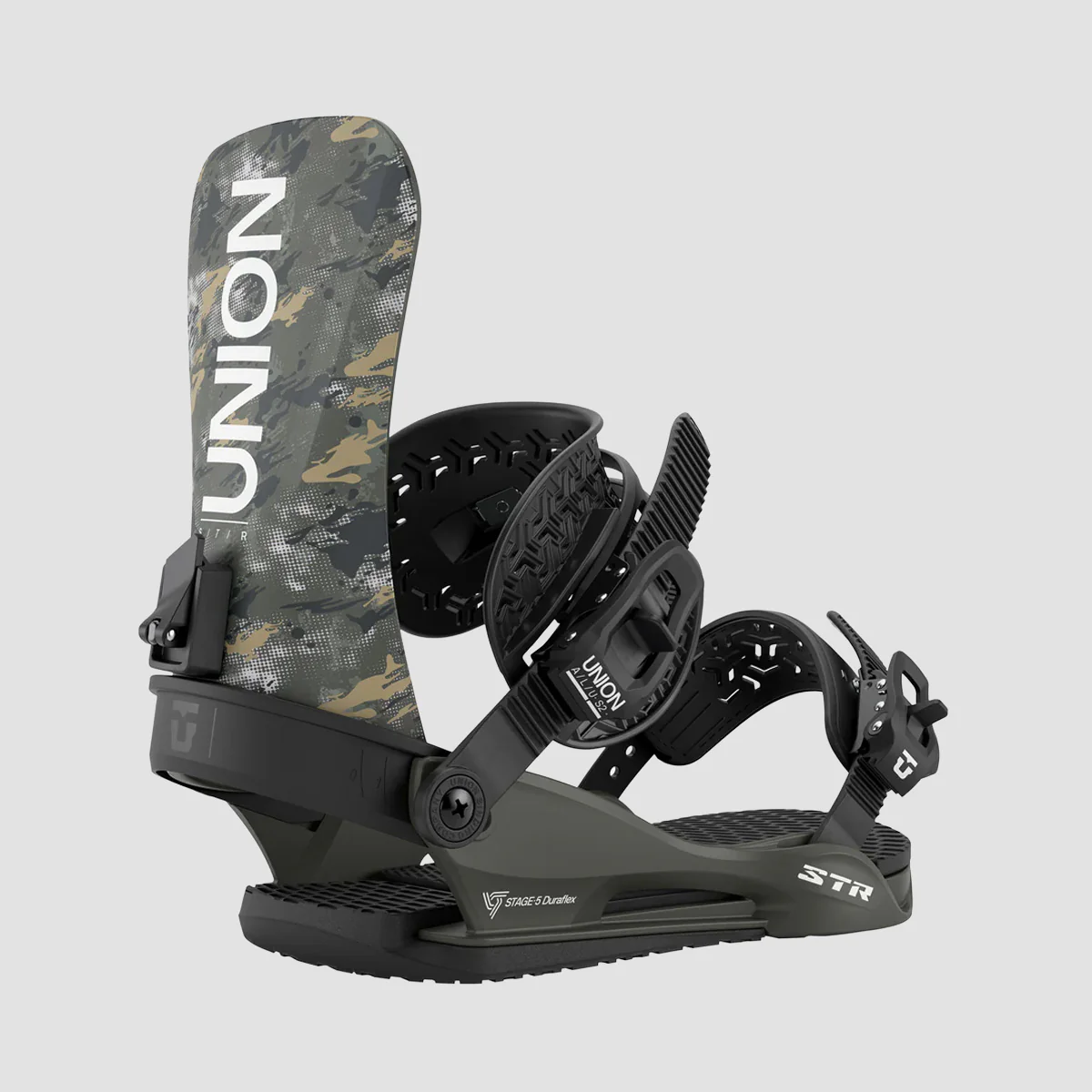 Union STR Snowboard Bindings Camo