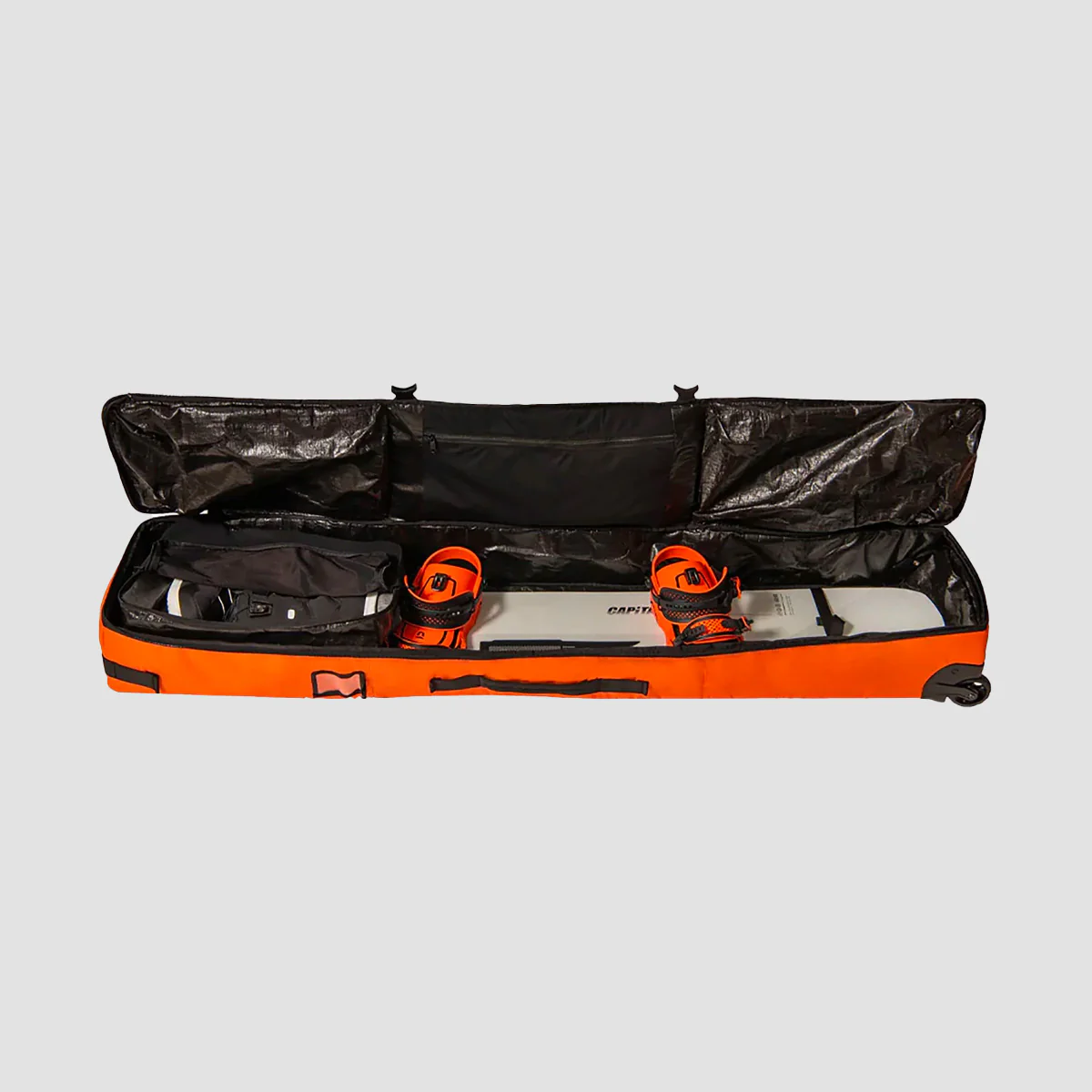 Union Travel Wheeled Snowboard Bag Orange 165cm - Image 3