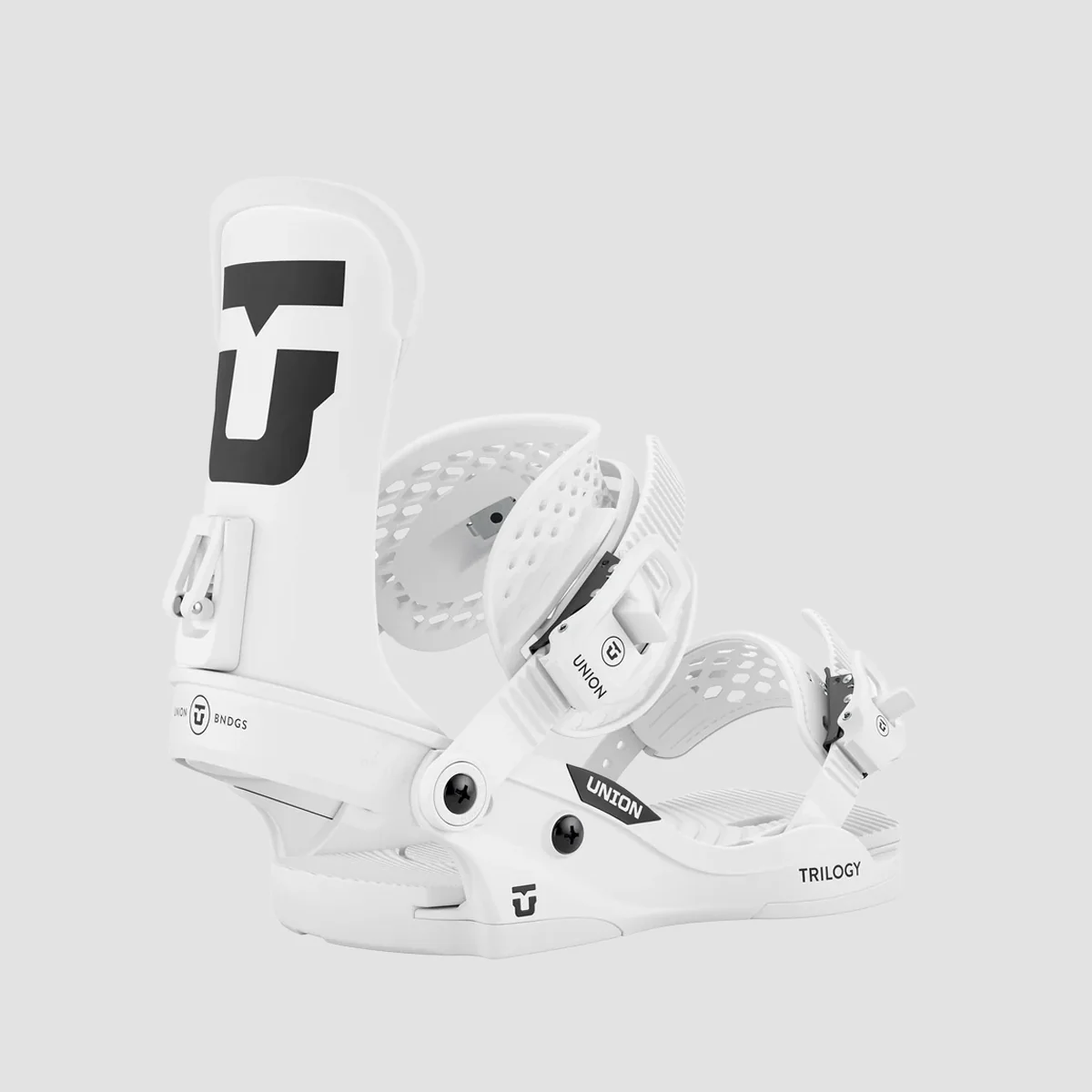 Union Trilogy Classic Snowboard Bindings White - Womens