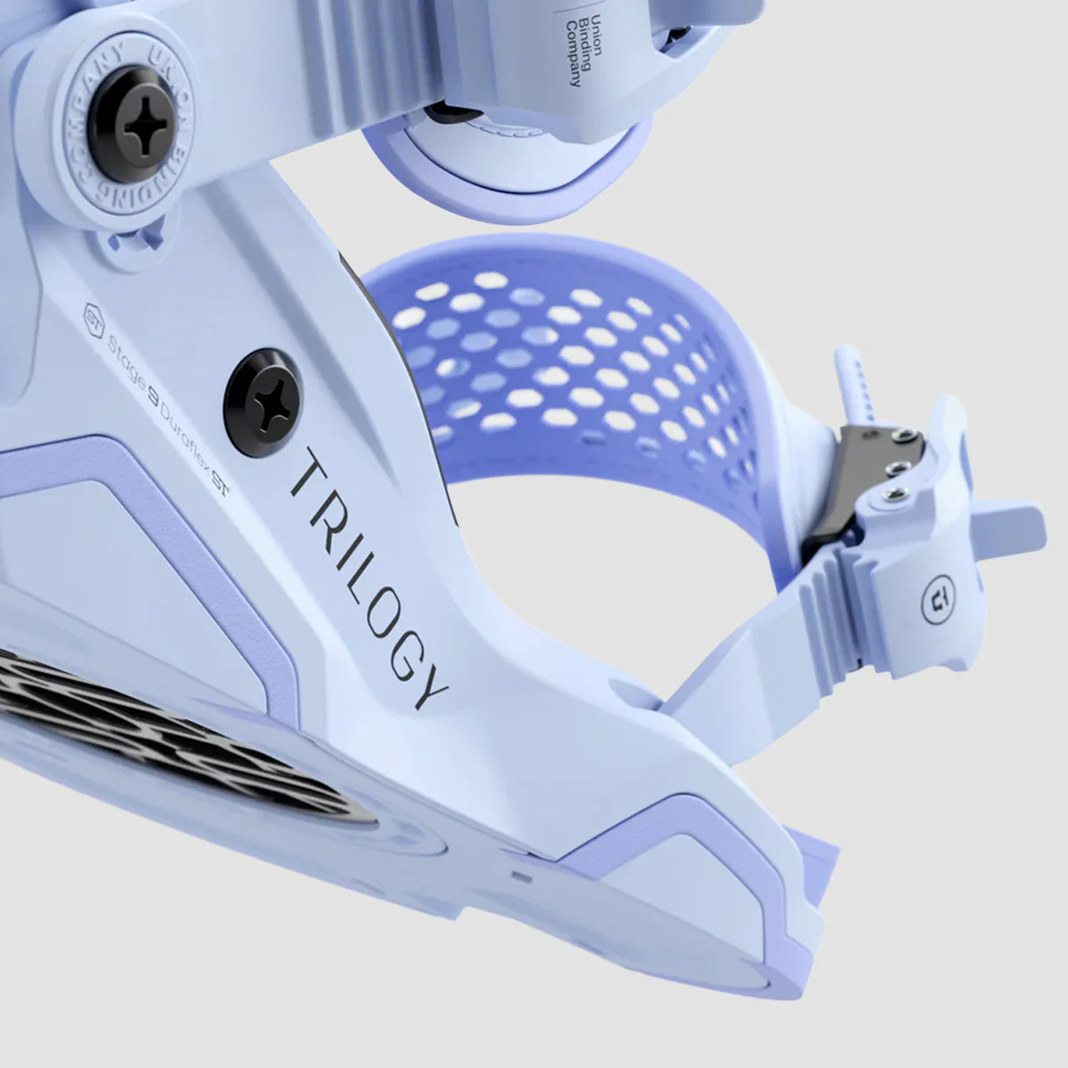 Union Trilogy Snowboard Bindings Light Blue - Womens - Image 3