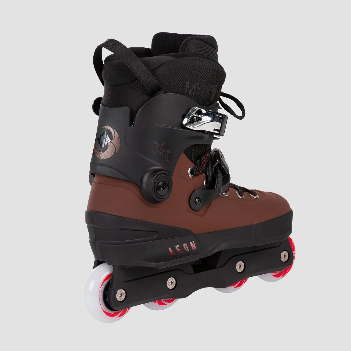 USD Aeon Takeshi Yasutoko Pro 68 Aggressive Inline Skates Black/Maroon - Image 2