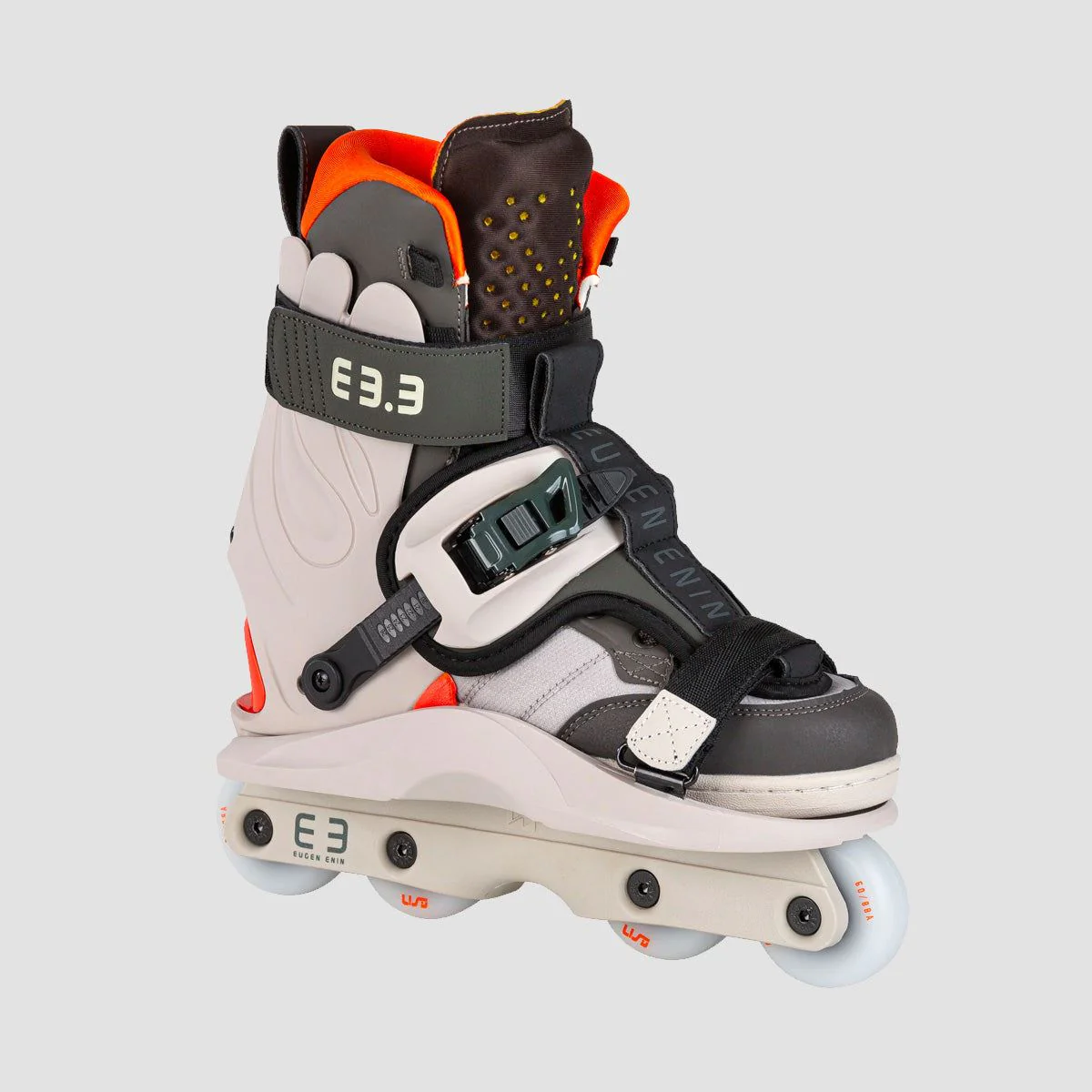 USD Shadow Eugen Enin III Pro Aggressive Inline Skates Grey/Orange - Image 2