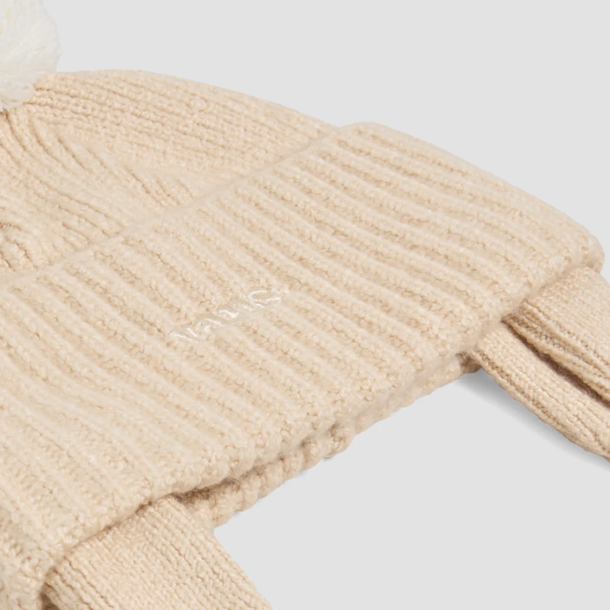Vans 66 Earflap Pom Beanie Marshmallow - Image 2