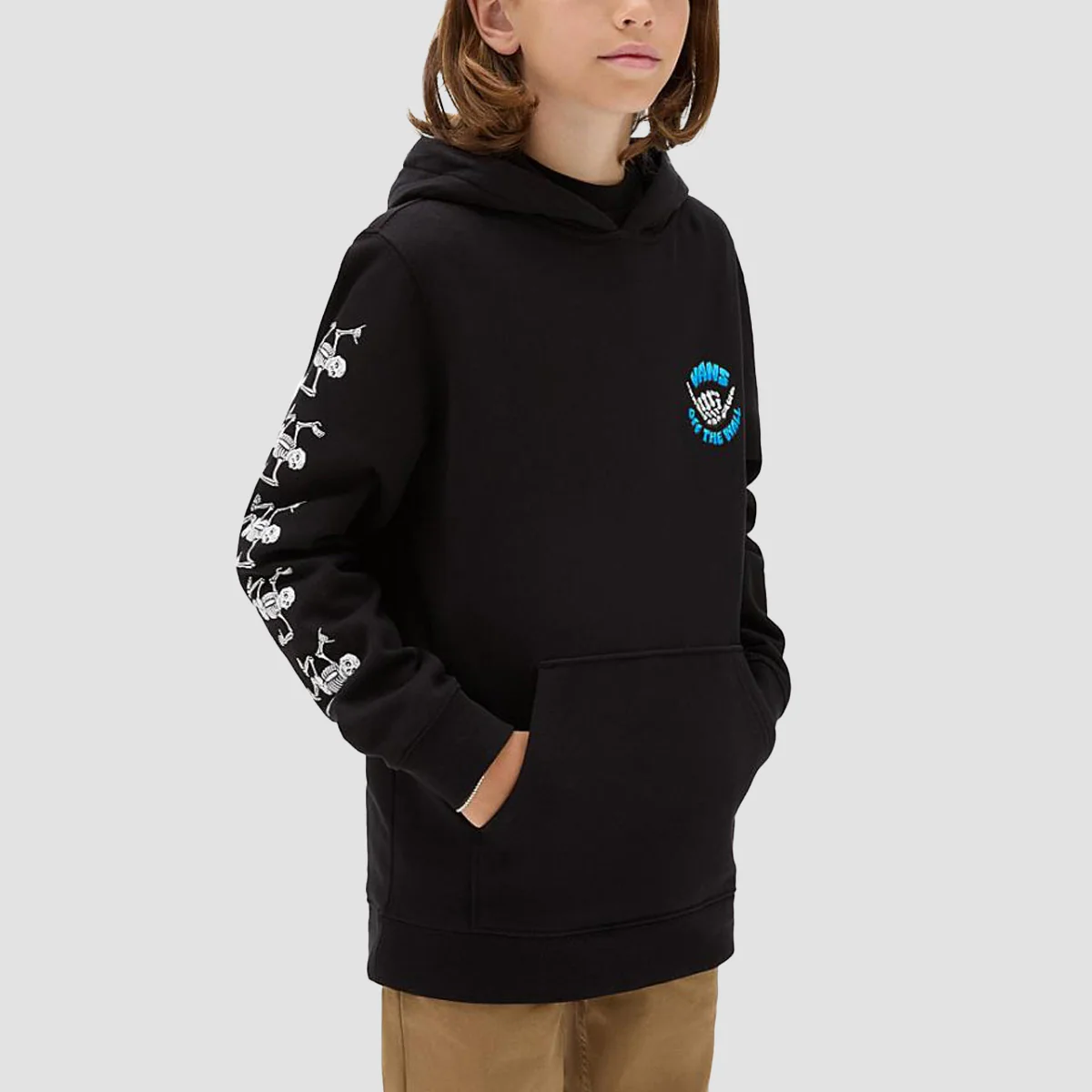 Vans 66 Shredders Pullover Hoodie Black - Kids - Image 2