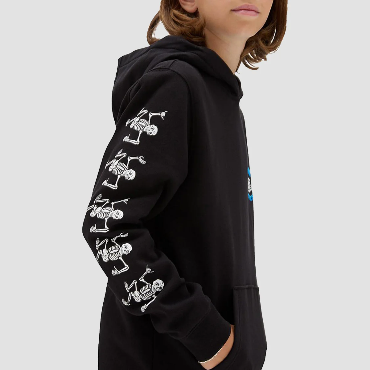 Vans 66 Shredders Pullover Hoodie Black - Kids - Image 3