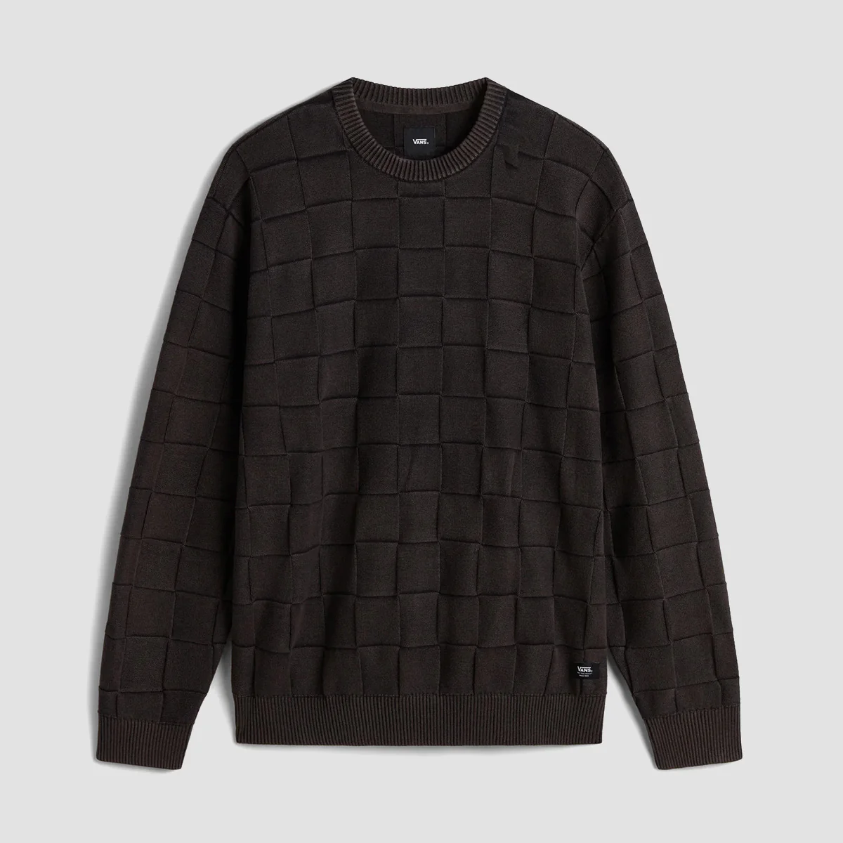 Vans Acid Check Knit Crew Sweater Black