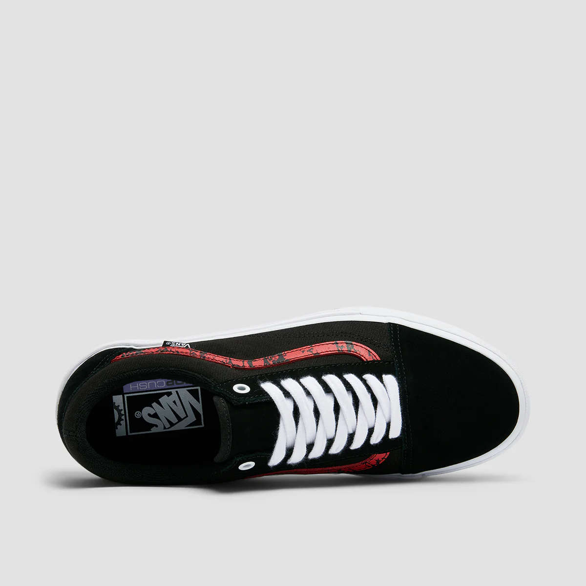 Vans BMX Old Skool Shoes - Marble Black/White/Red - Image 4