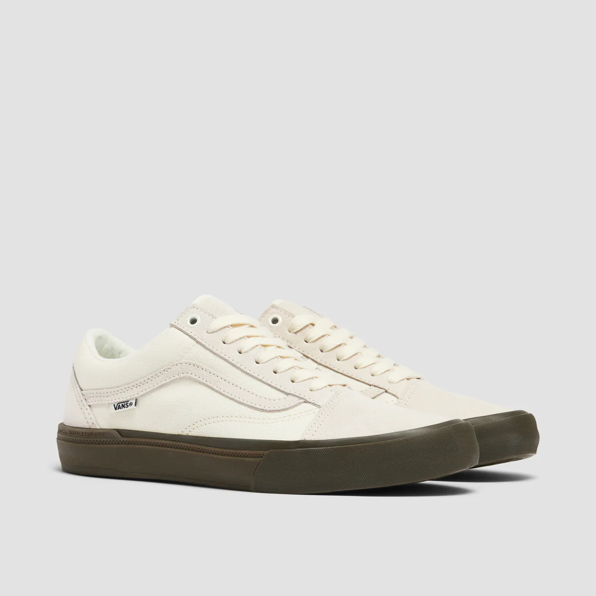 Vans BMX Old Skool Shoes - Marshmallow/Gum - Image 2