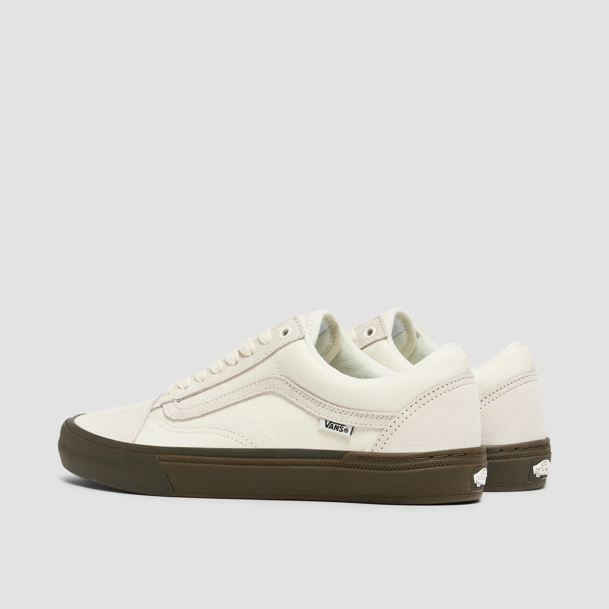 Vans BMX Old Skool Shoes - Marshmallow/Gum - Image 3