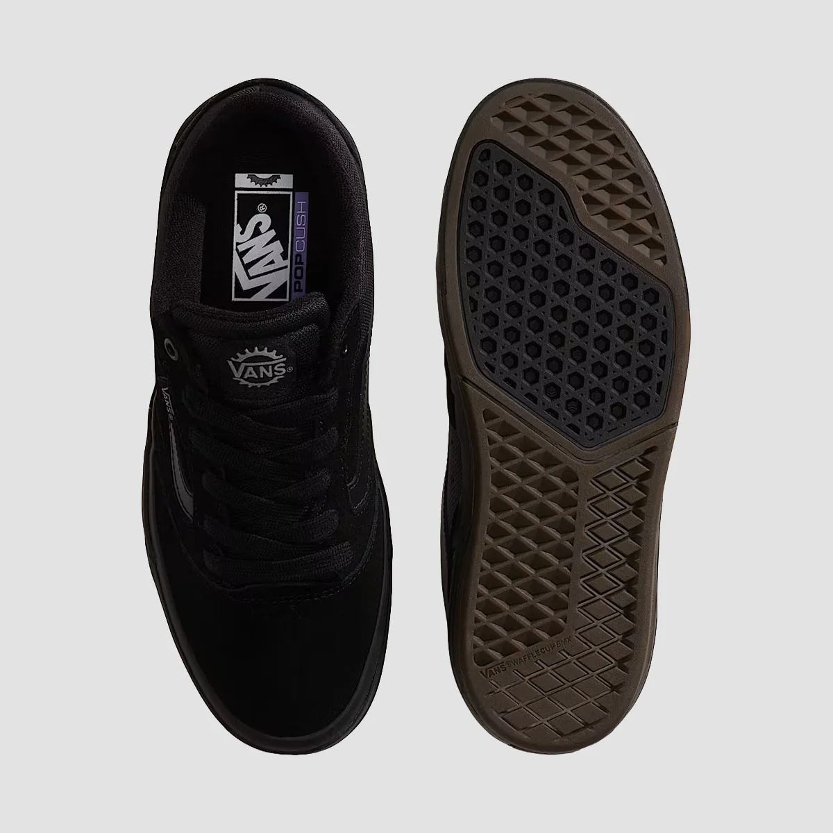 Vans BMX Proof Wafflecup Shoes - Black/Black - Image 3