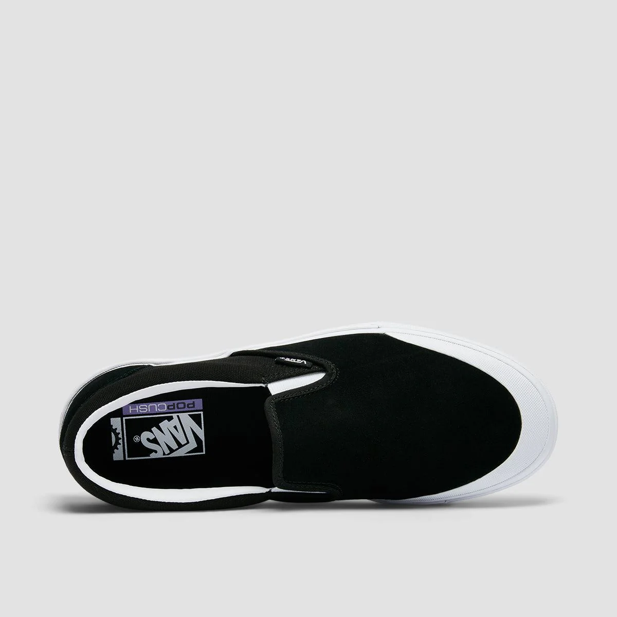 Vans BMX Slip-On Shoes - Marble Black/White/Yellow - Image 4