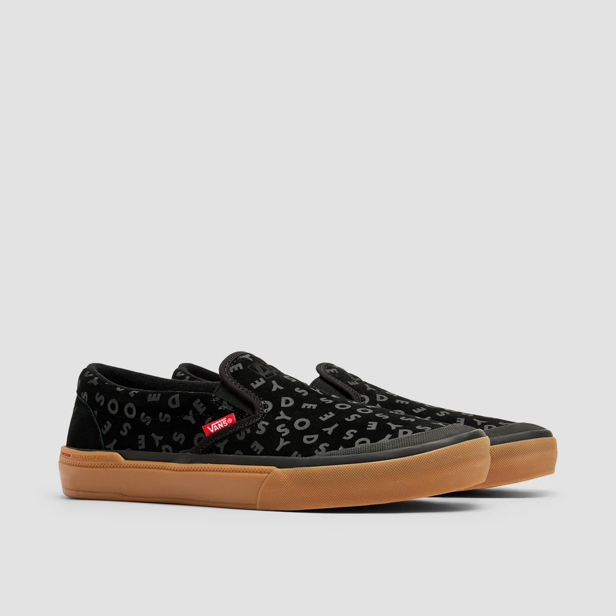 Vans BMX Slip-On Shoes - Odyssey Black/Red/Gum - Image 2