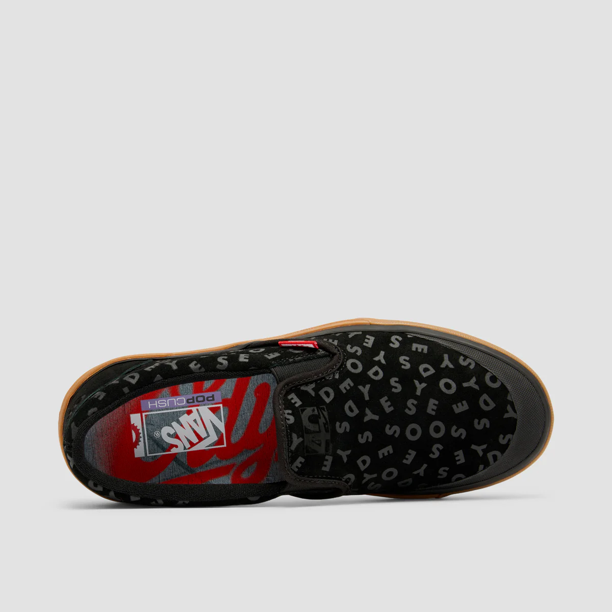 Vans BMX Slip-On Shoes - Odyssey Black/Red/Gum - Image 4