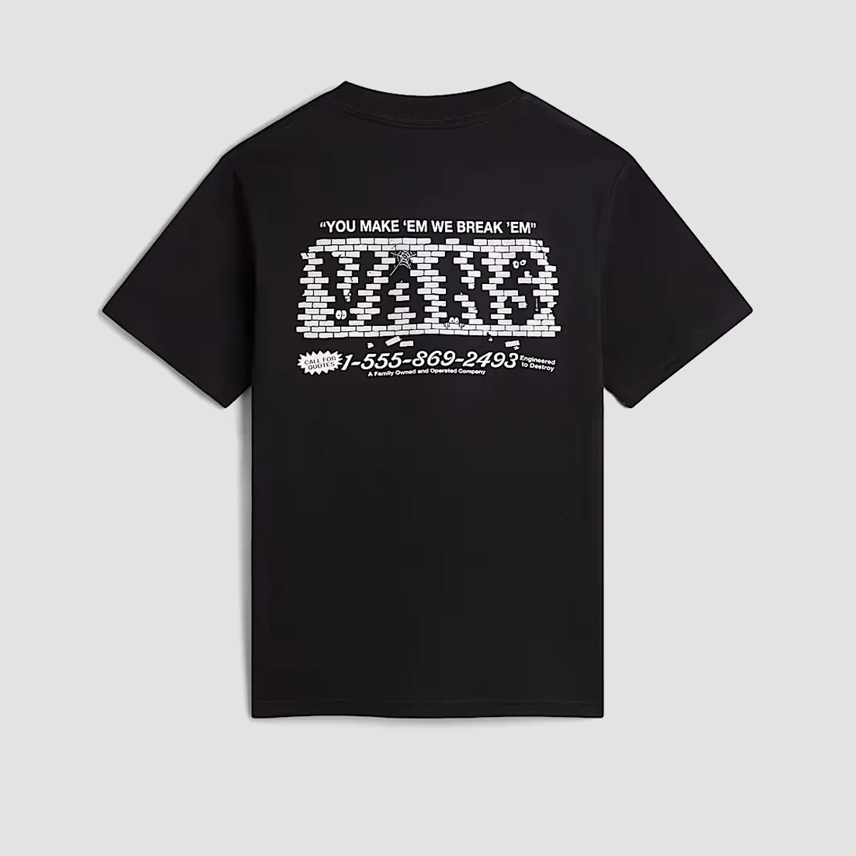 Vans Break Made T-Shirt Black - Kids - Image 2