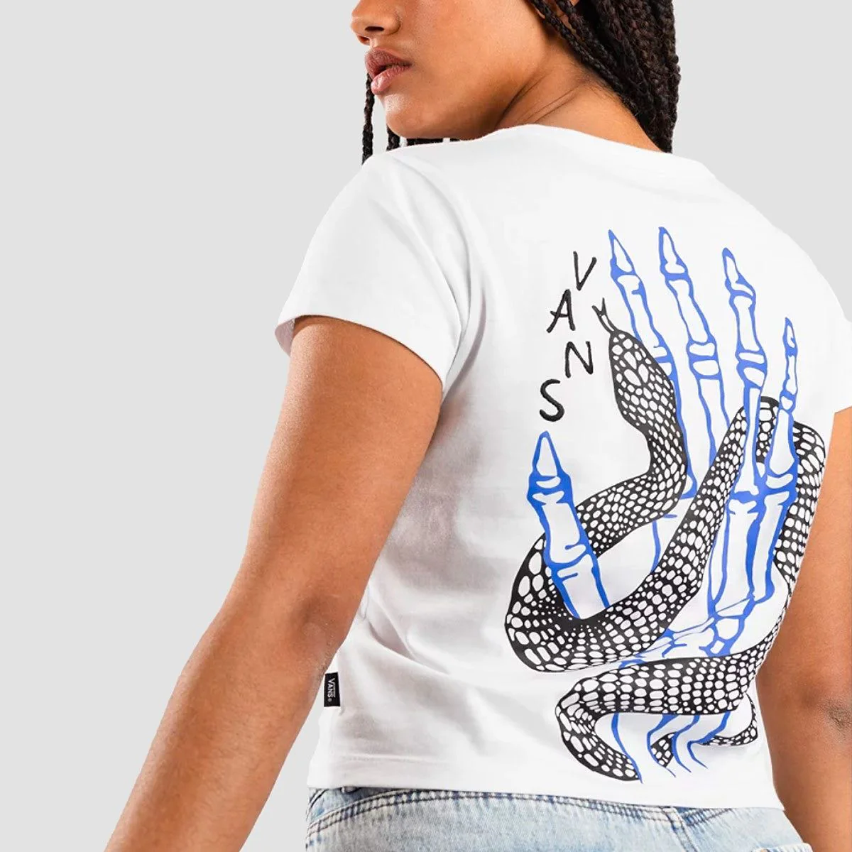 Vans Breana Geering Skate Mini T-Shirt White - Womens - Image 2