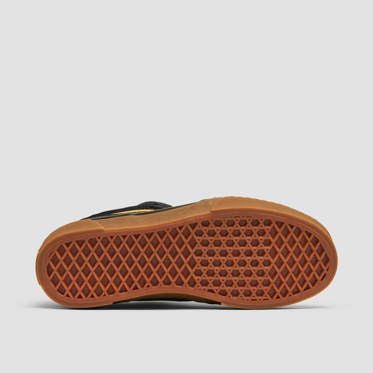 Vans Caldrone Shoes - Suede Gum Charcoal/Yellow - Kids - Image 5