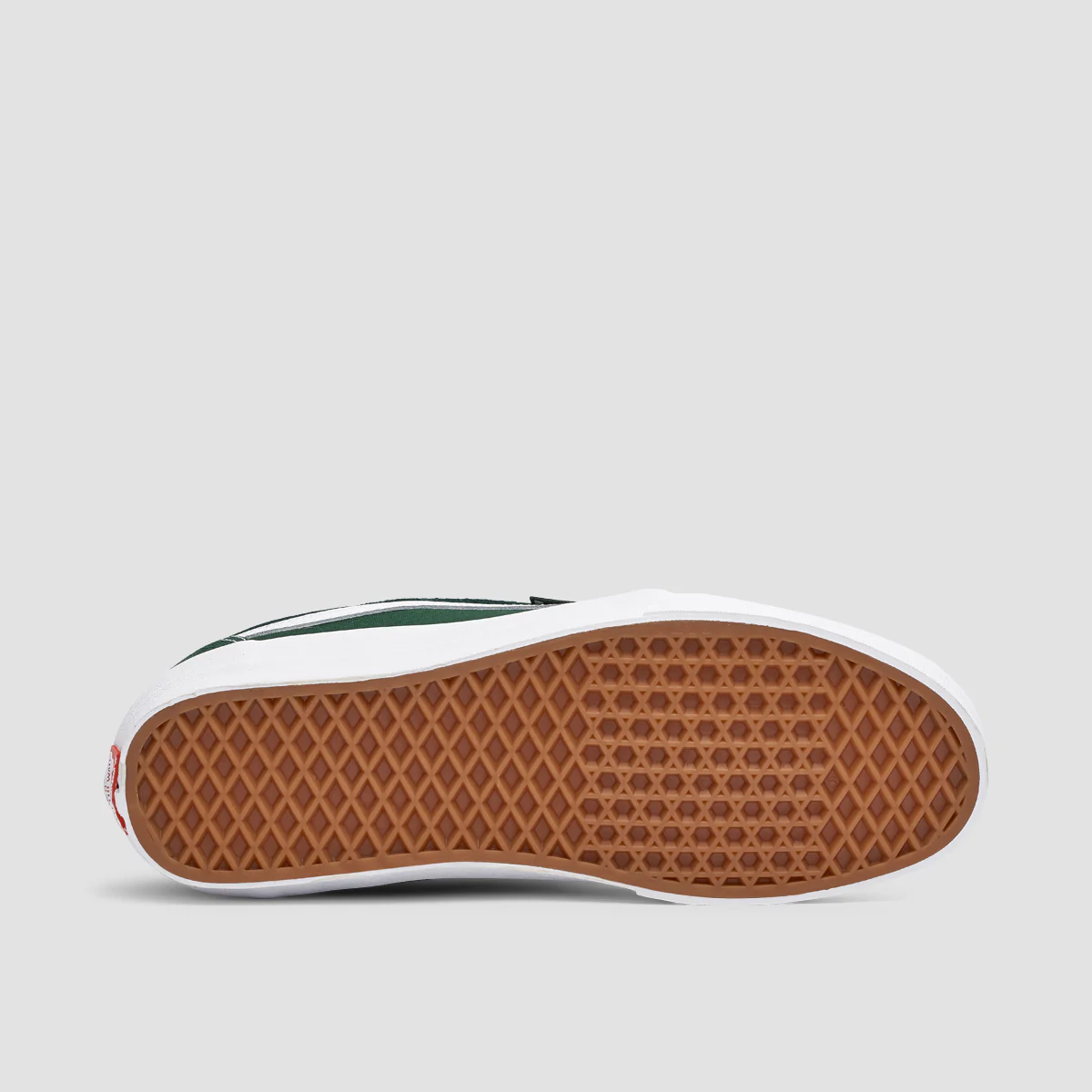Vans Chukka Low Sidestripe Shoes - Dark Green/White - Image 5
