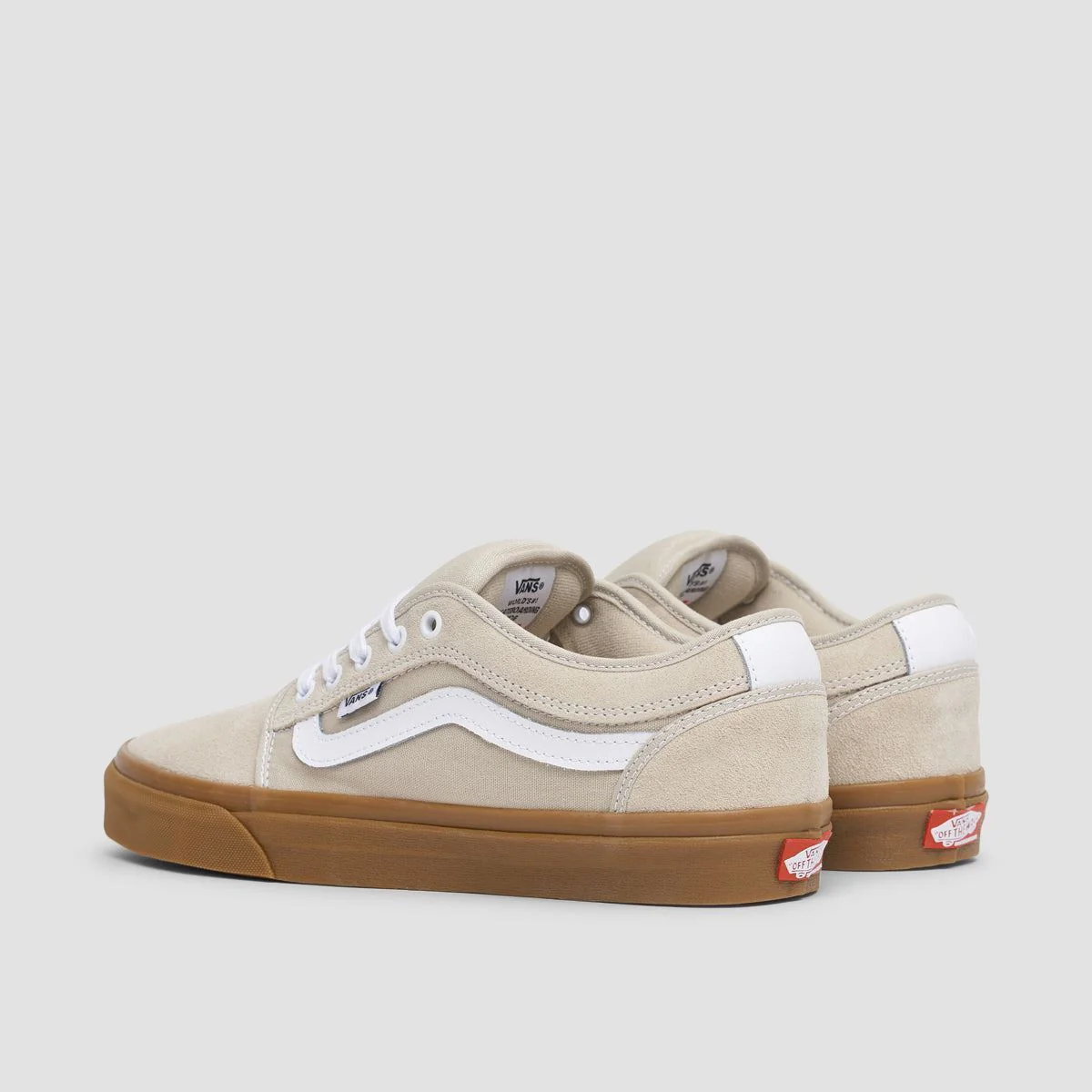 Vans Chukka Low Sidestripe Shoes - French Oak - Image 3